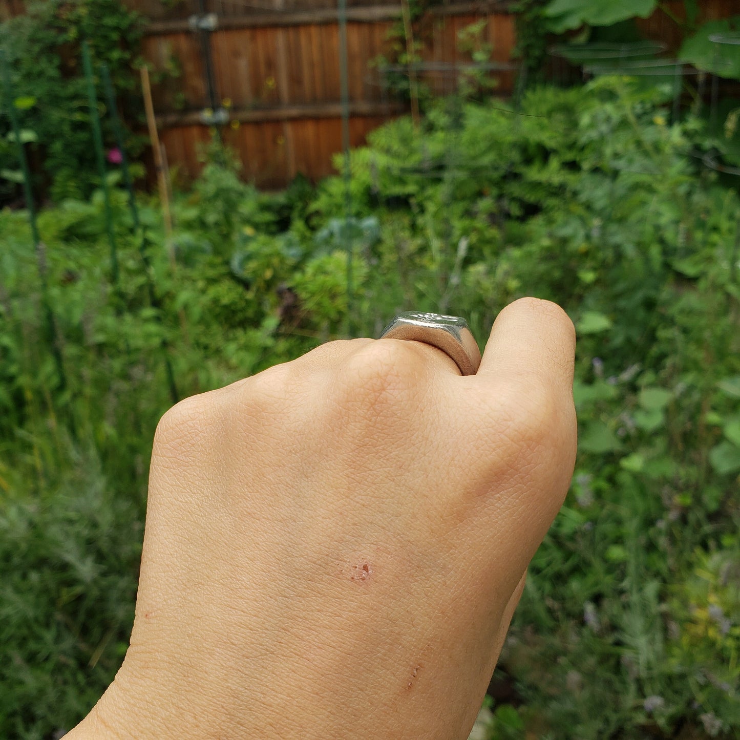 sweet potato wax seal signet ring