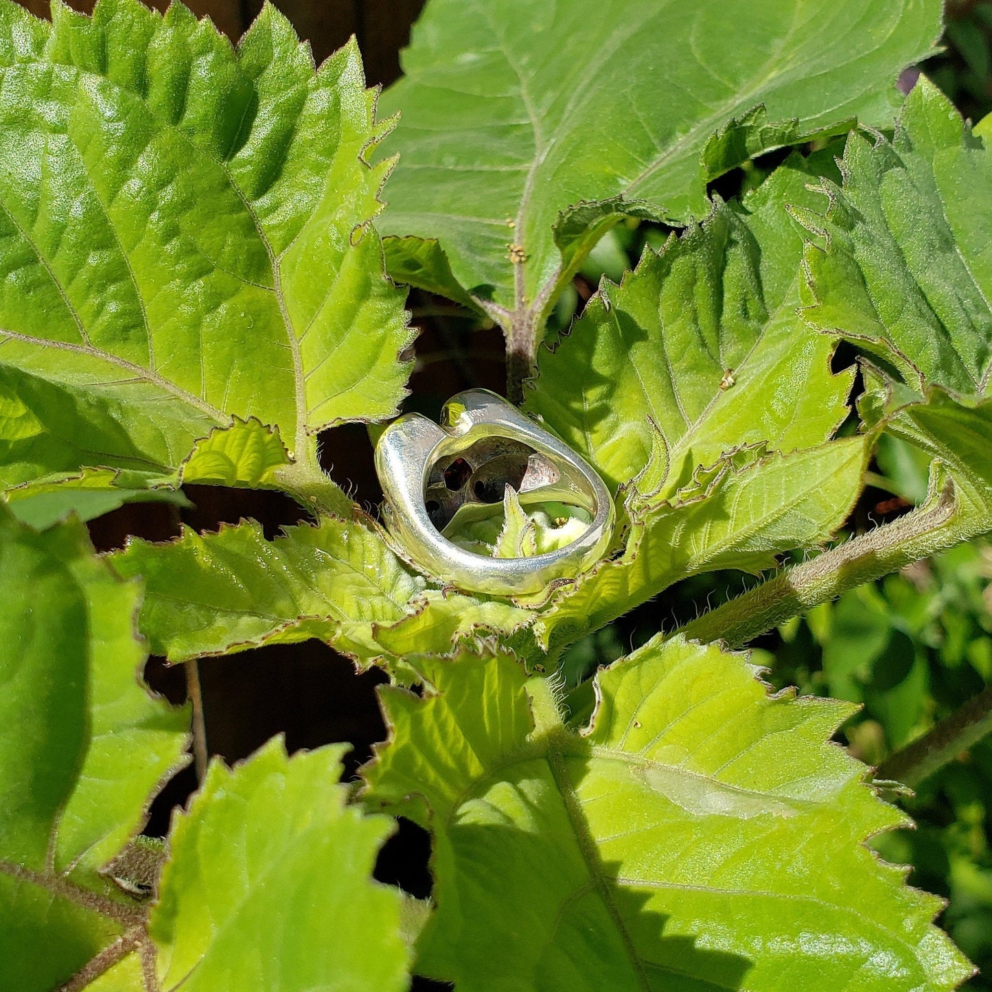 5 stone garnet ring