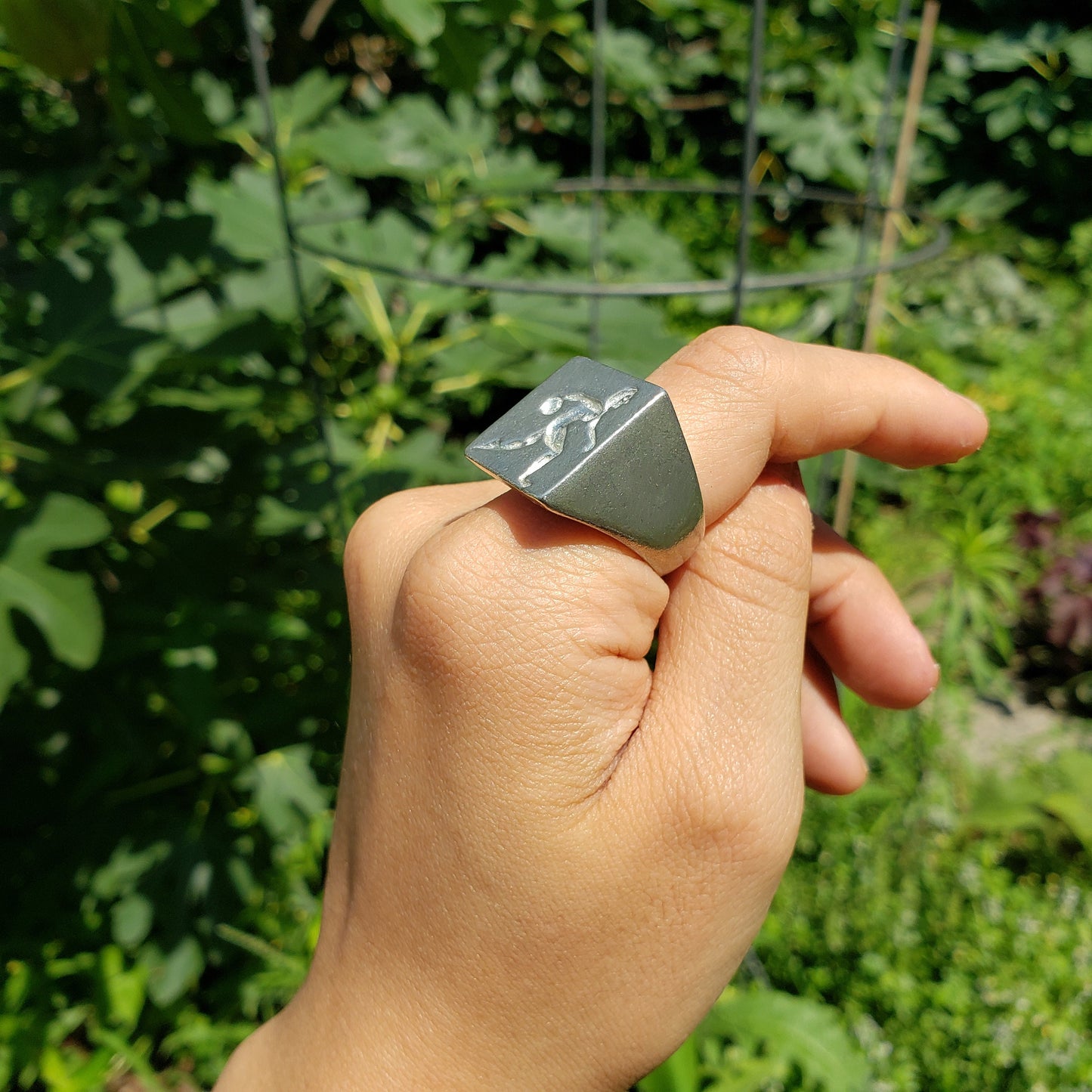 Bowler wax seal signet ring