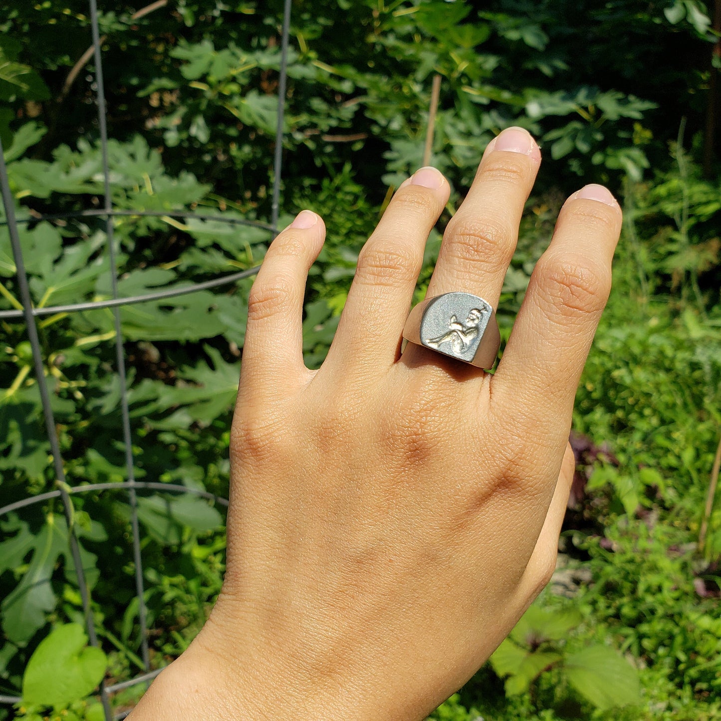 Reading wax seal signet ring