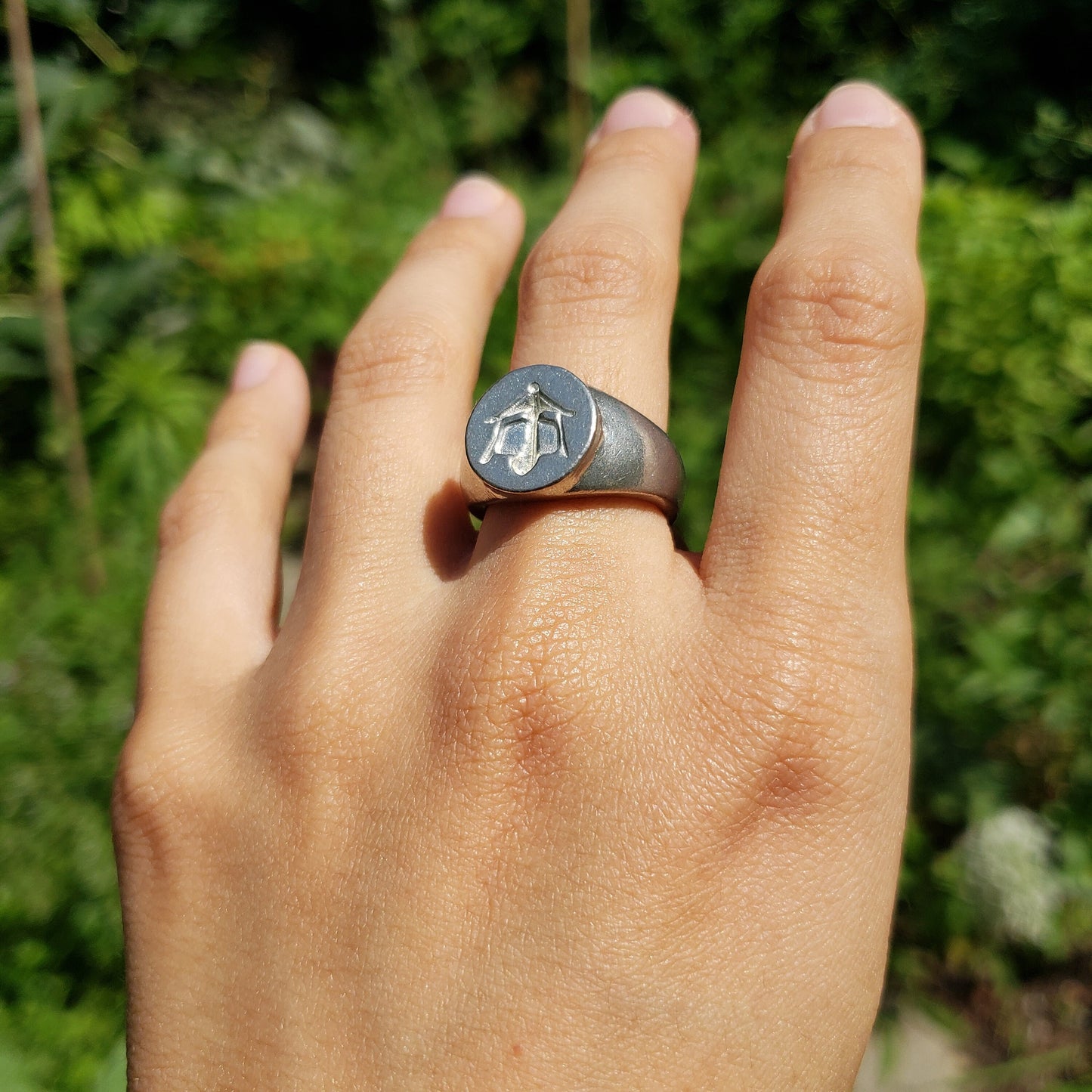 lantern wax seal signet ring