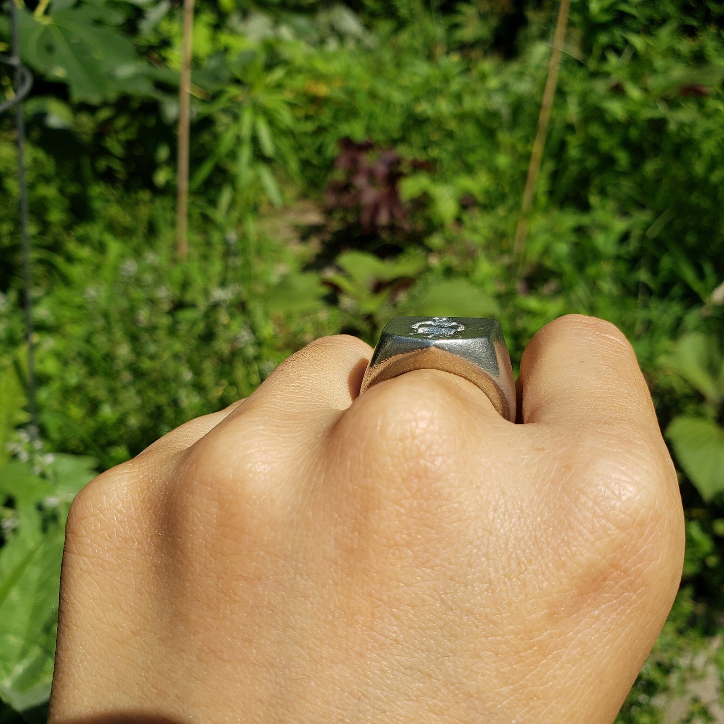 curtsy wax seal signet ring