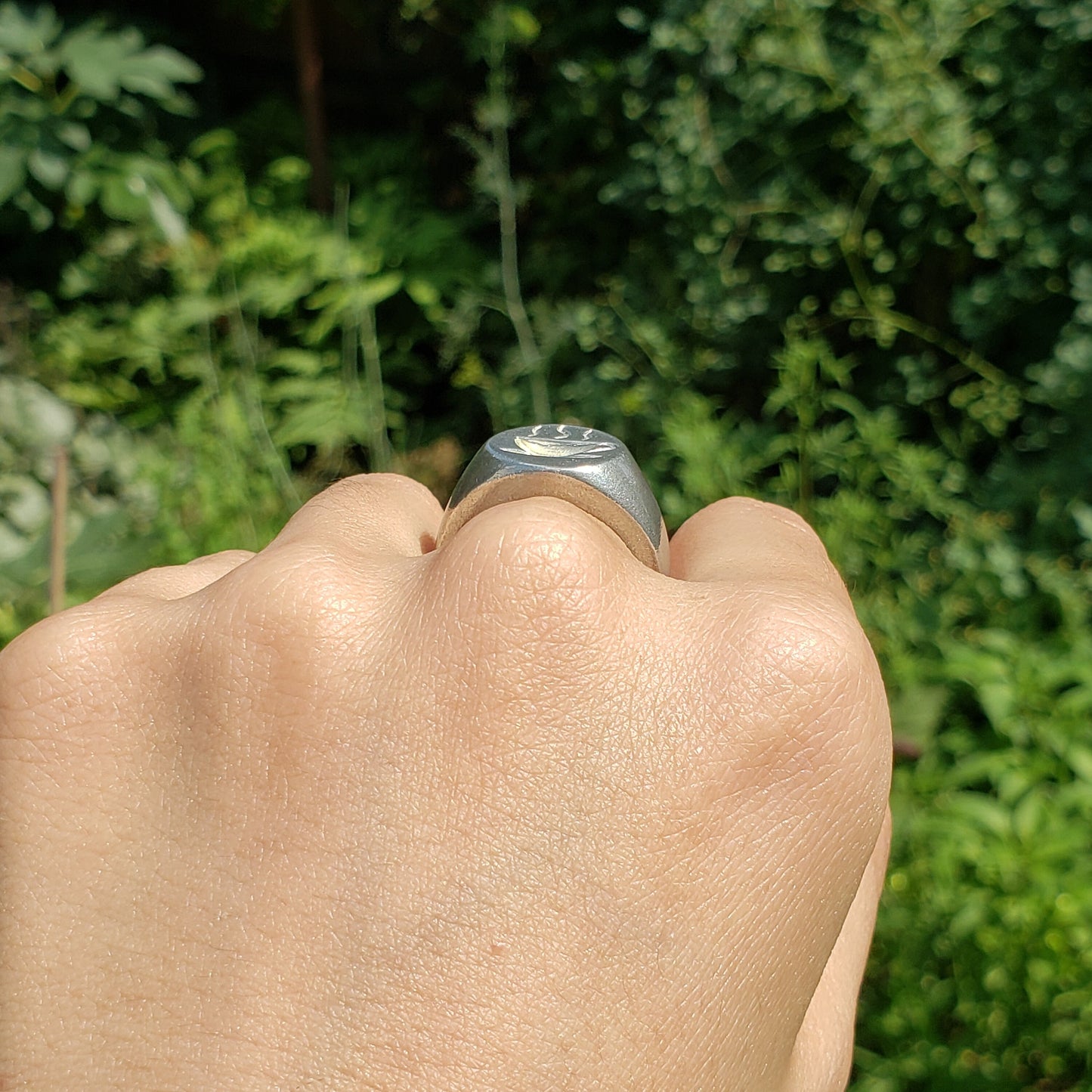 cuppa coffee wax seal signet ring