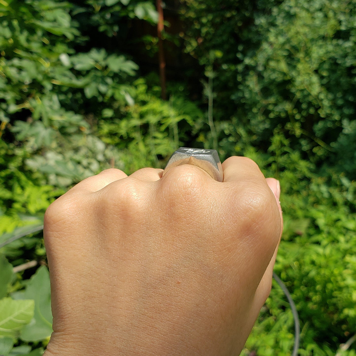 cockatrix wax seal signet ring