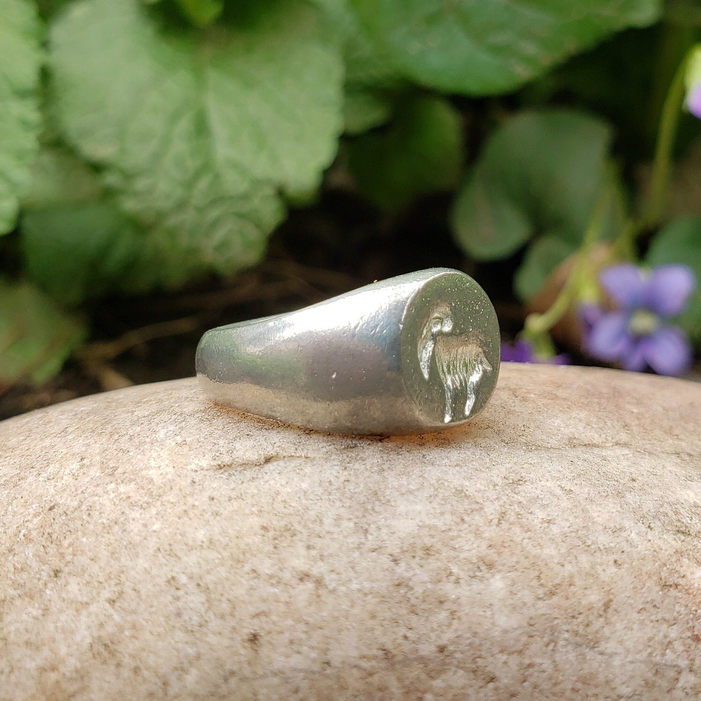 Ram wax seal signet ring