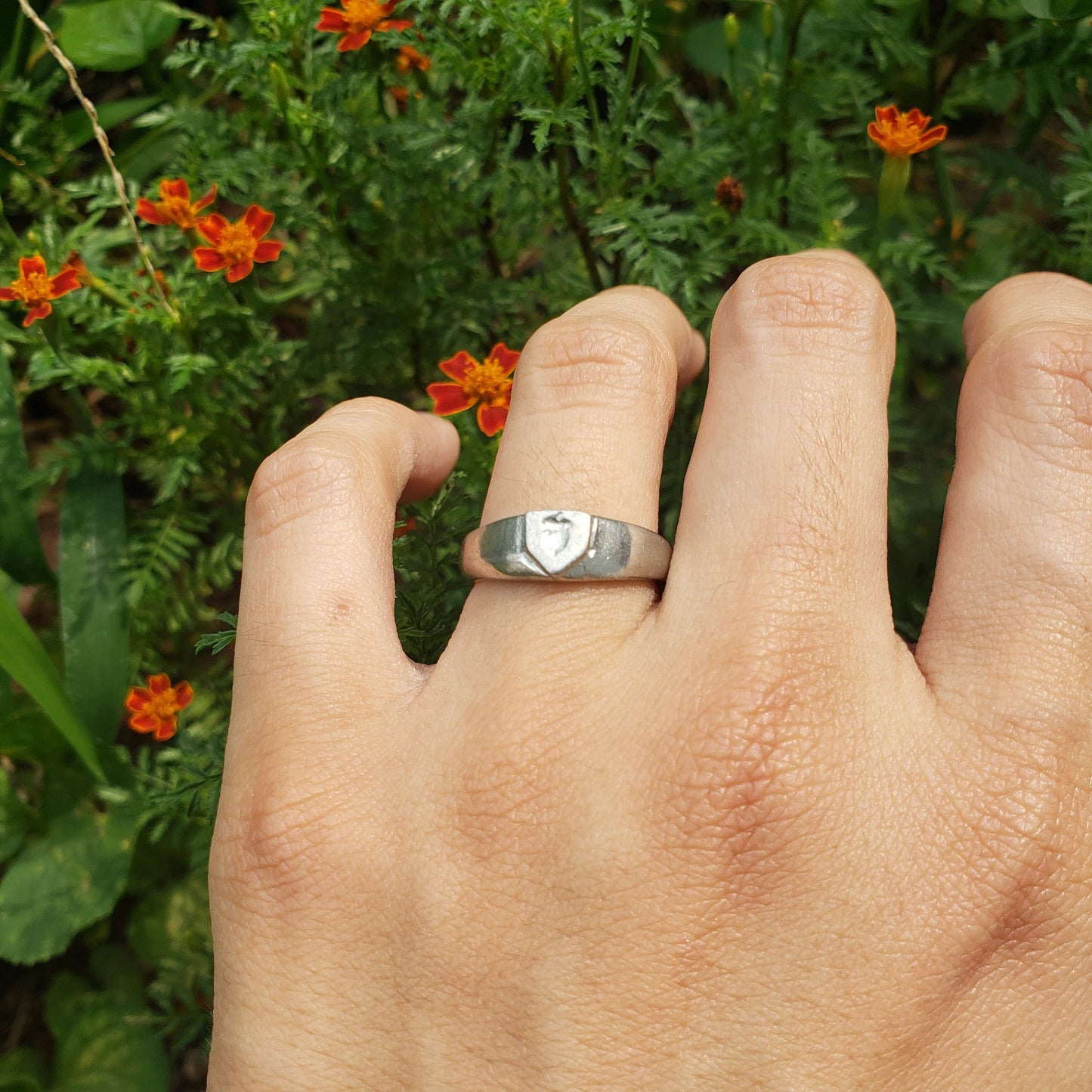 acorn wax seal signet ring