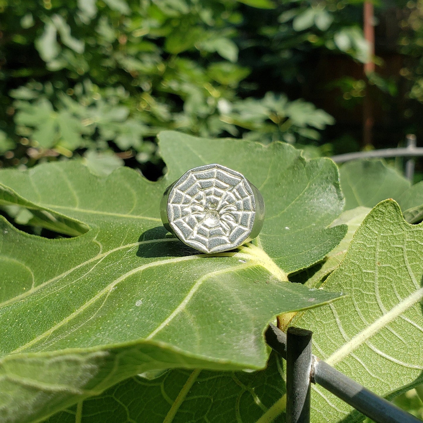 spider wax seal signet ring