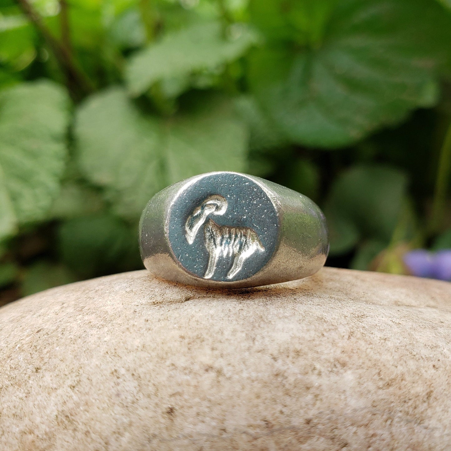 Ram wax seal signet ring