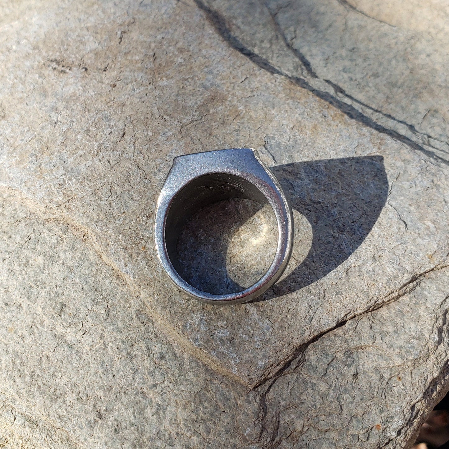 hand eye wax seal signet ring