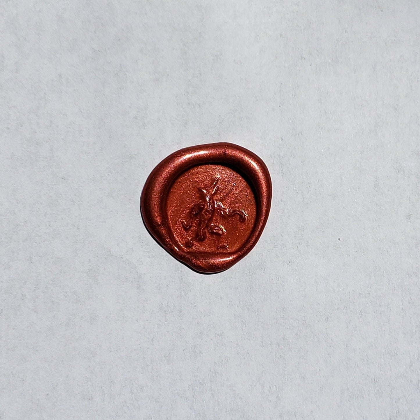 werewolf howl wax seal signet ring