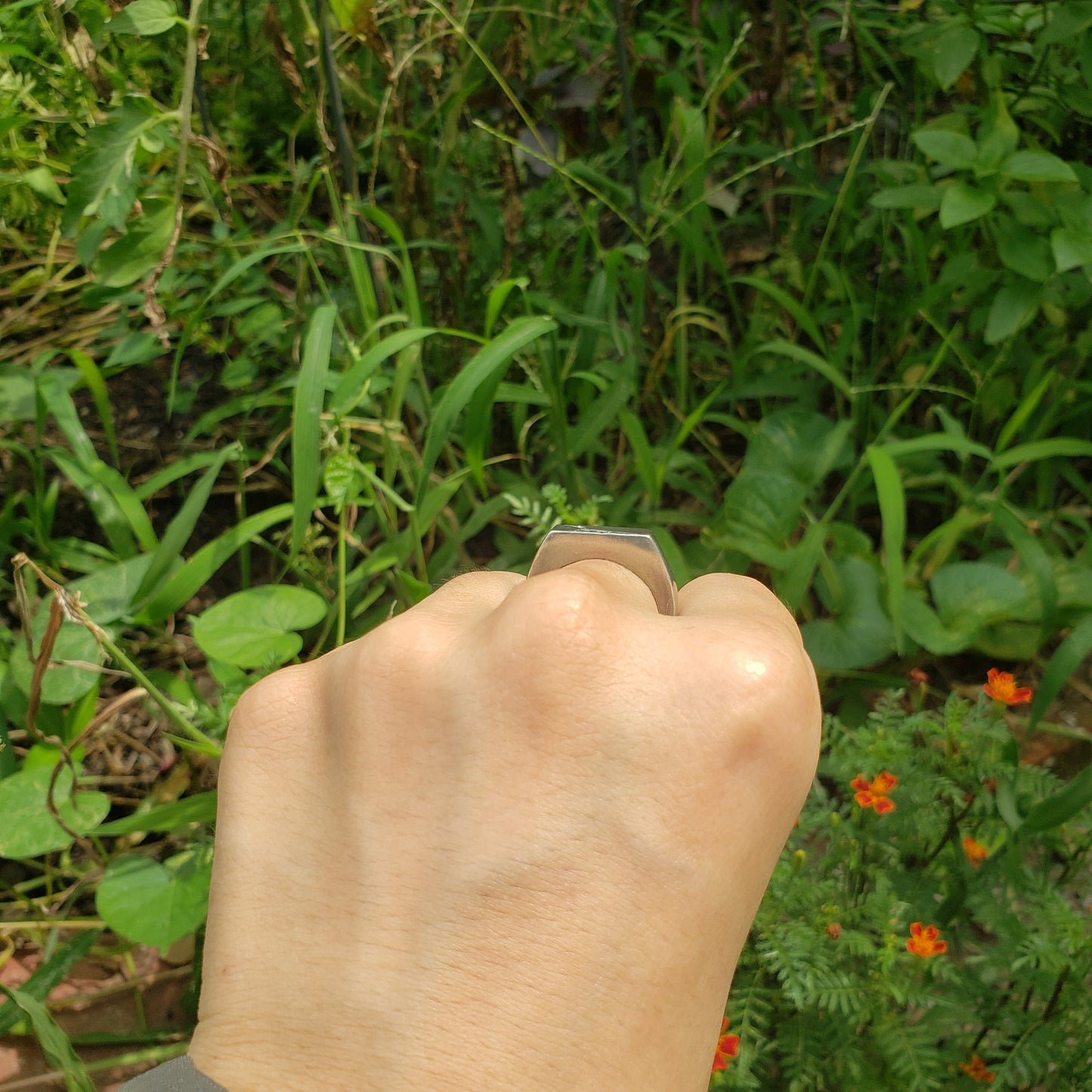 Lizard wax seal signet ring