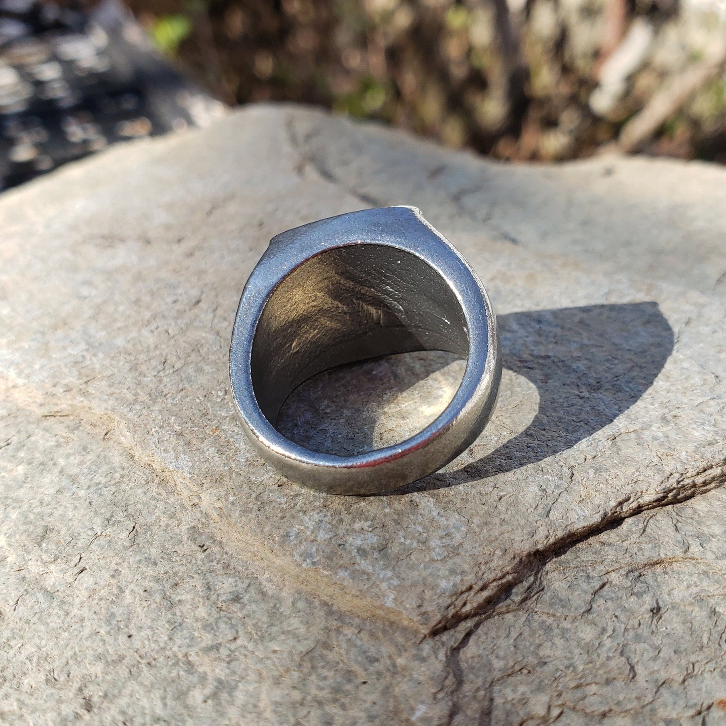 hand eye wax seal signet ring