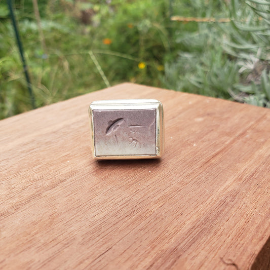 Alien abduction wax seal stamp