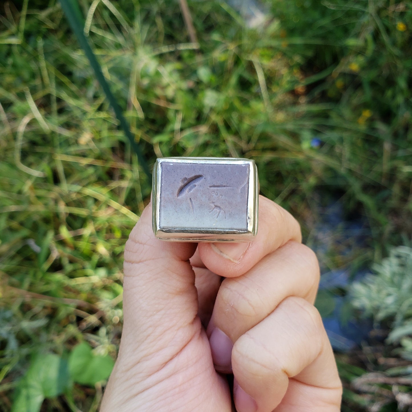 Alien abduction wax seal stamp