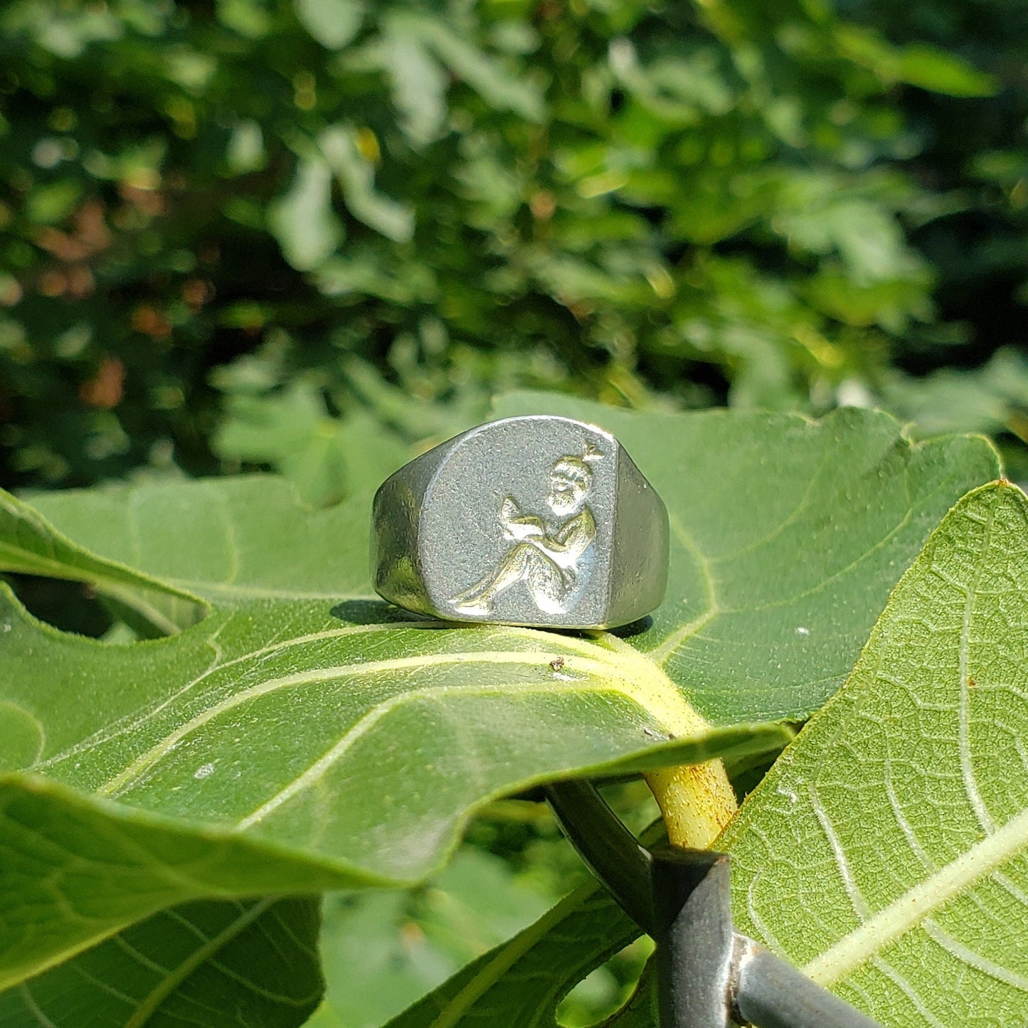 Reading wax seal signet ring