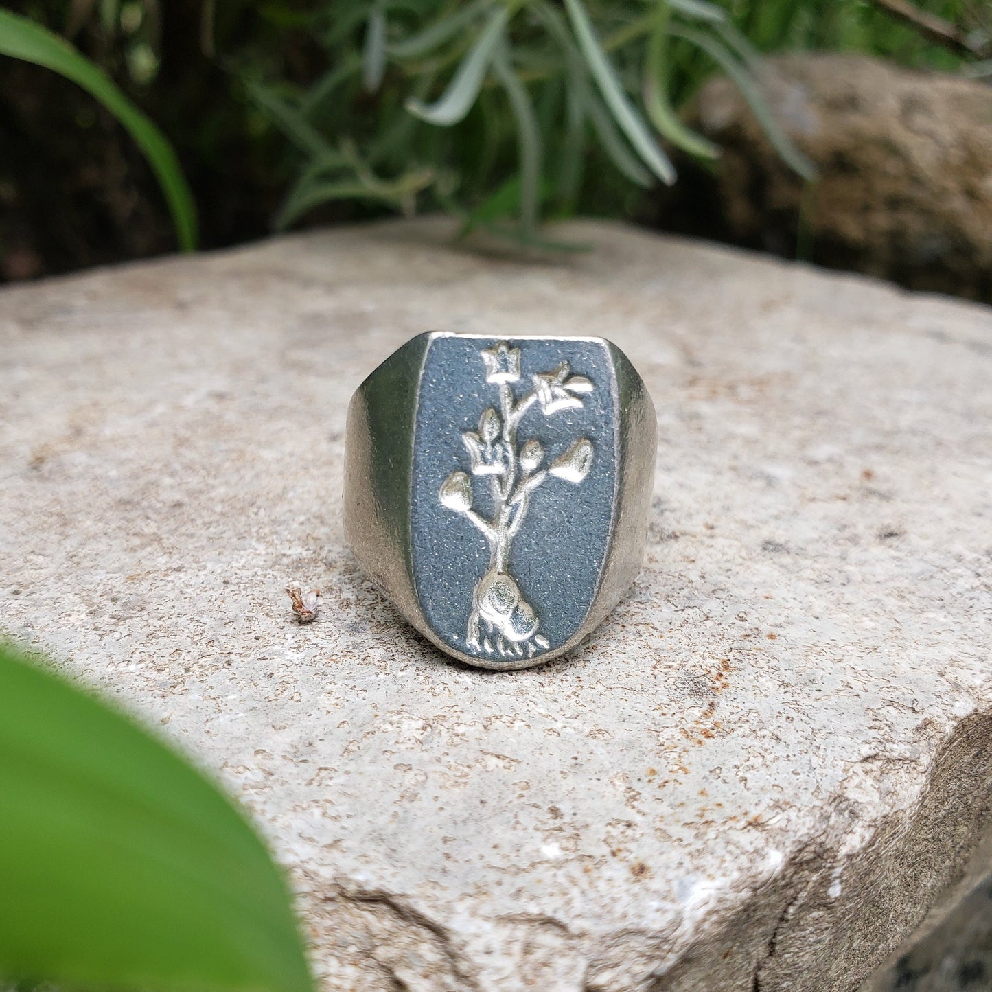 sweet potato wax seal signet ring