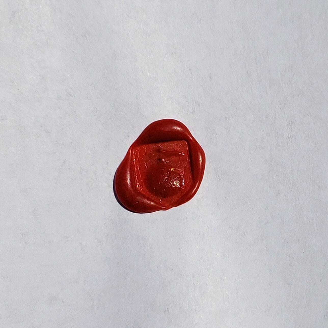 tomato wax seal signet ring