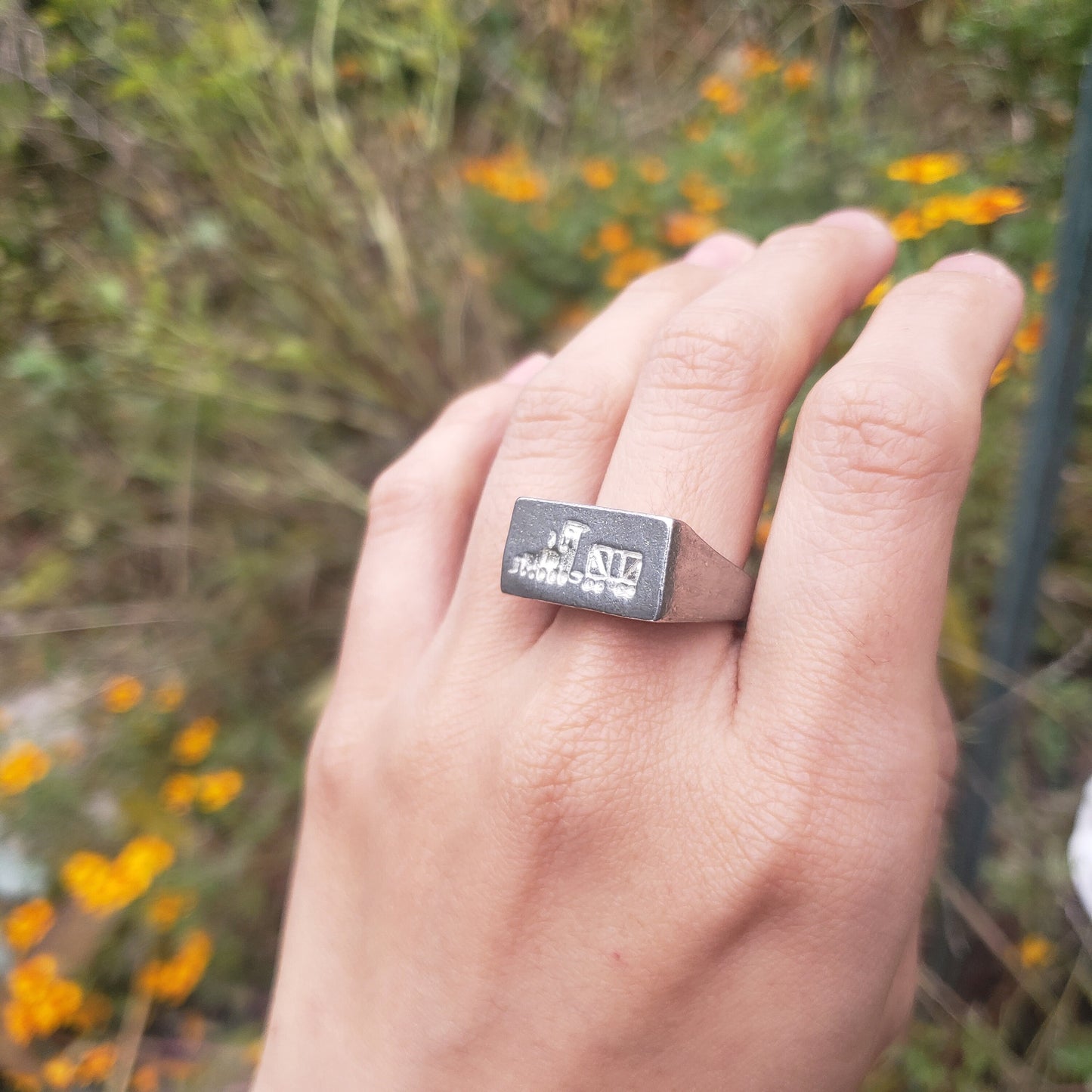 Train wax seal signet ring