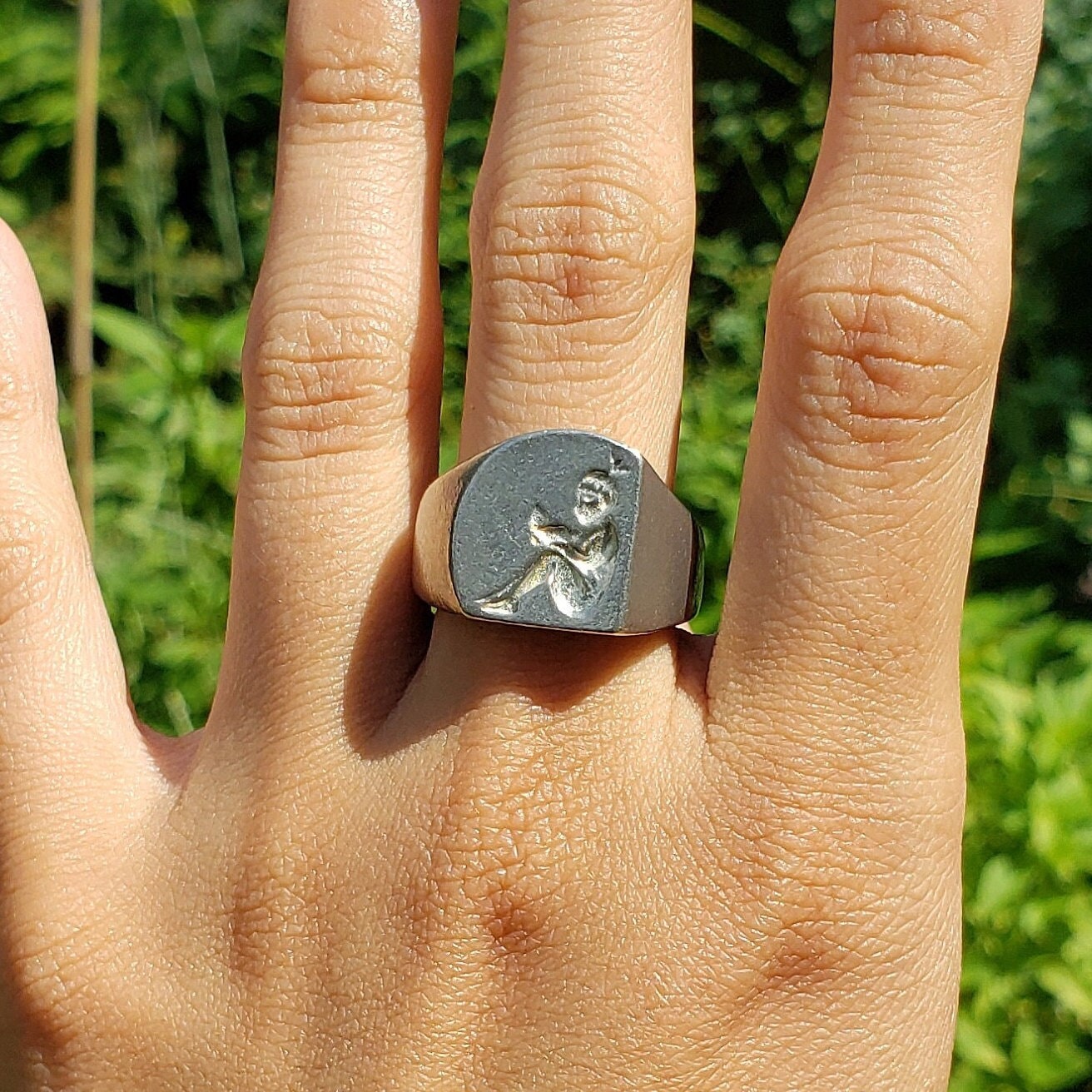 Reading wax seal signet ring