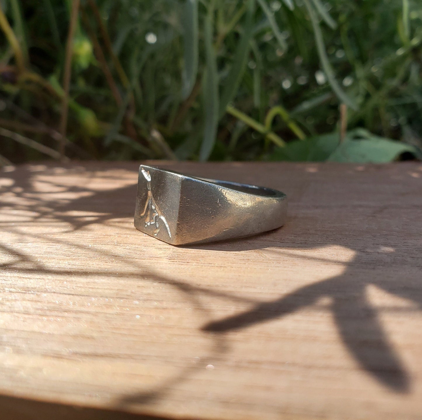 Lizard wax seal signet ring