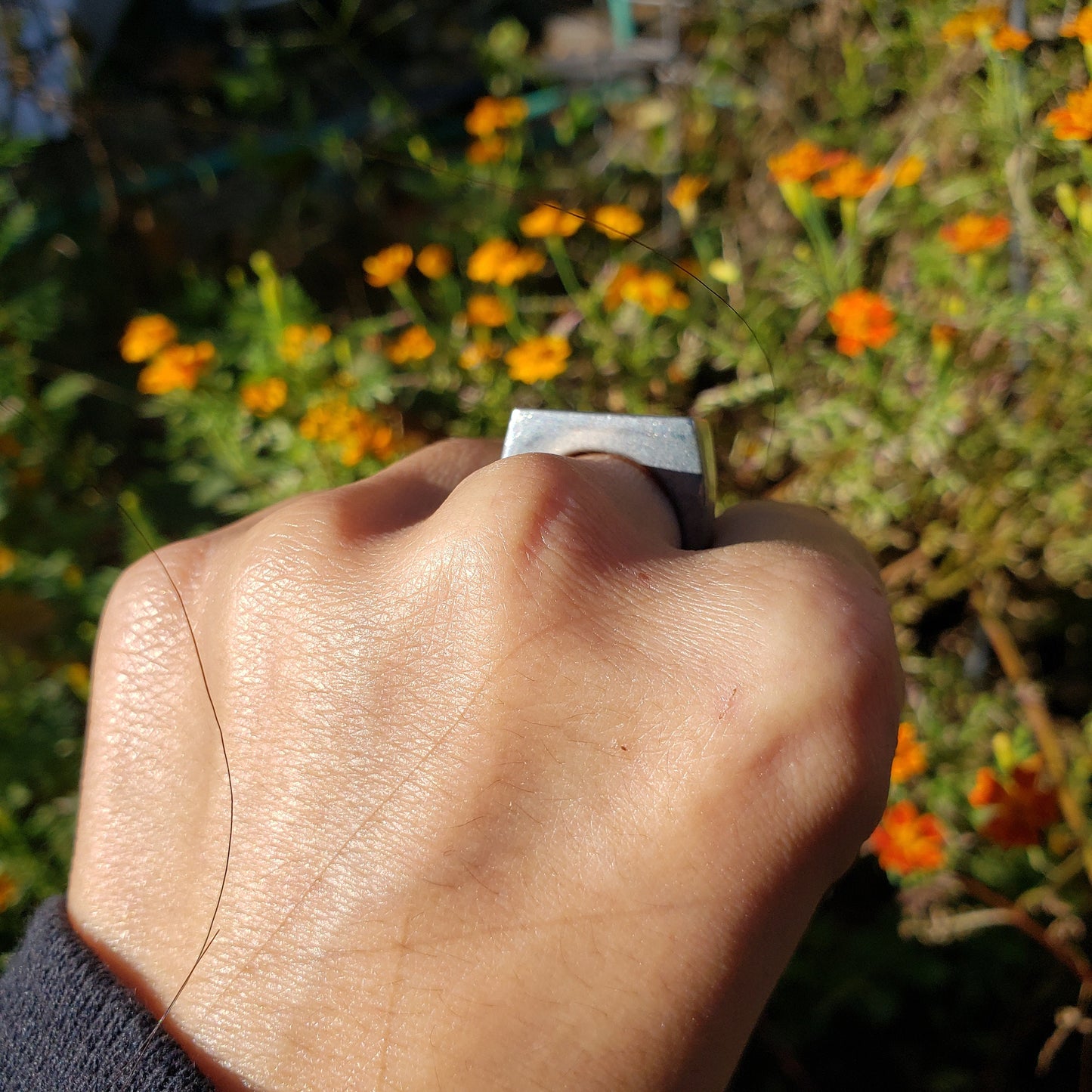 Sword maiden wax seal signet ring