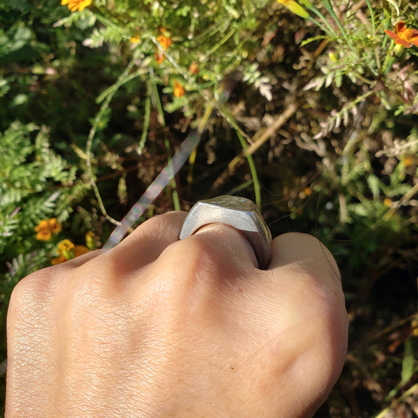 Calligrapher wax seal signet ring