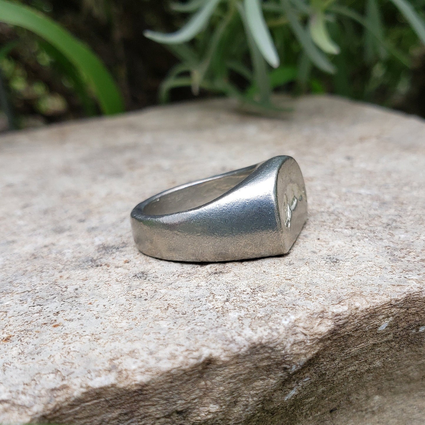 sperm whale wax seal signet ring