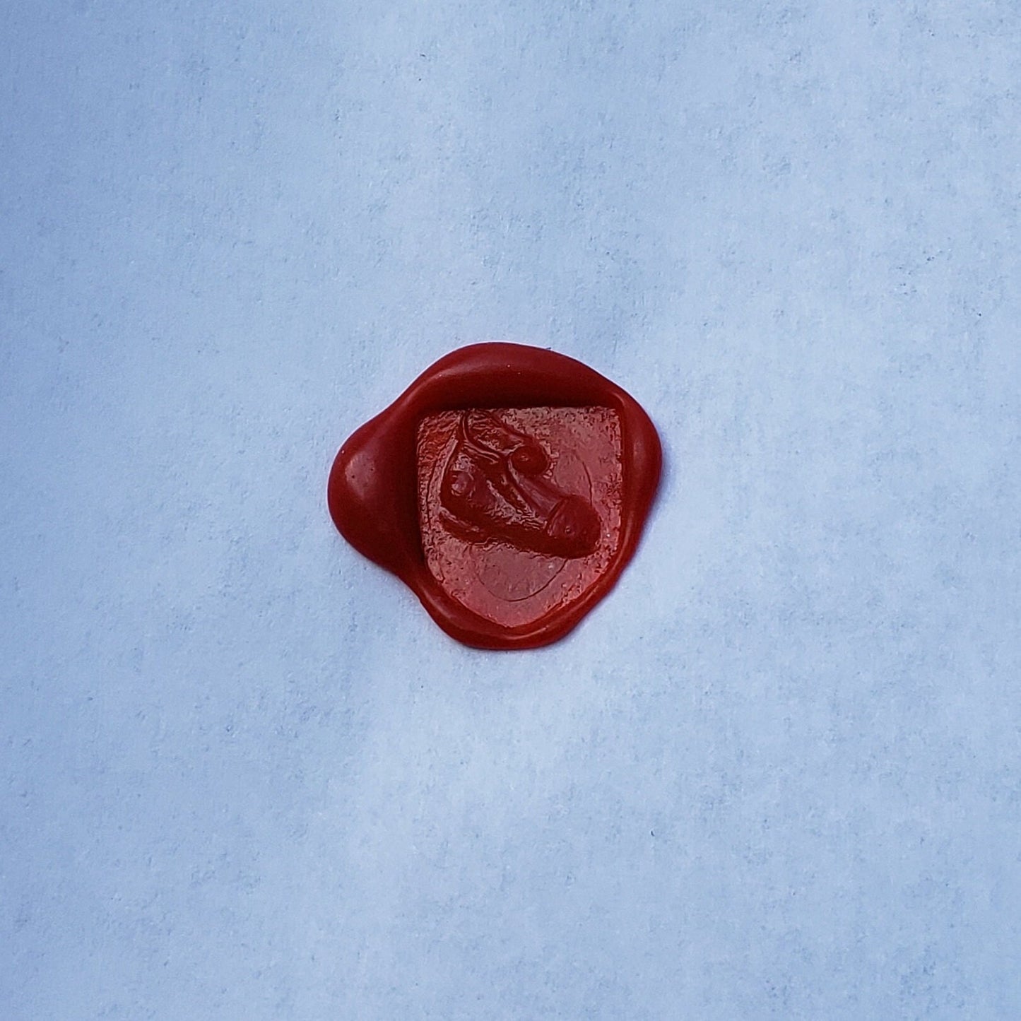 old shoe wax seal signet ring