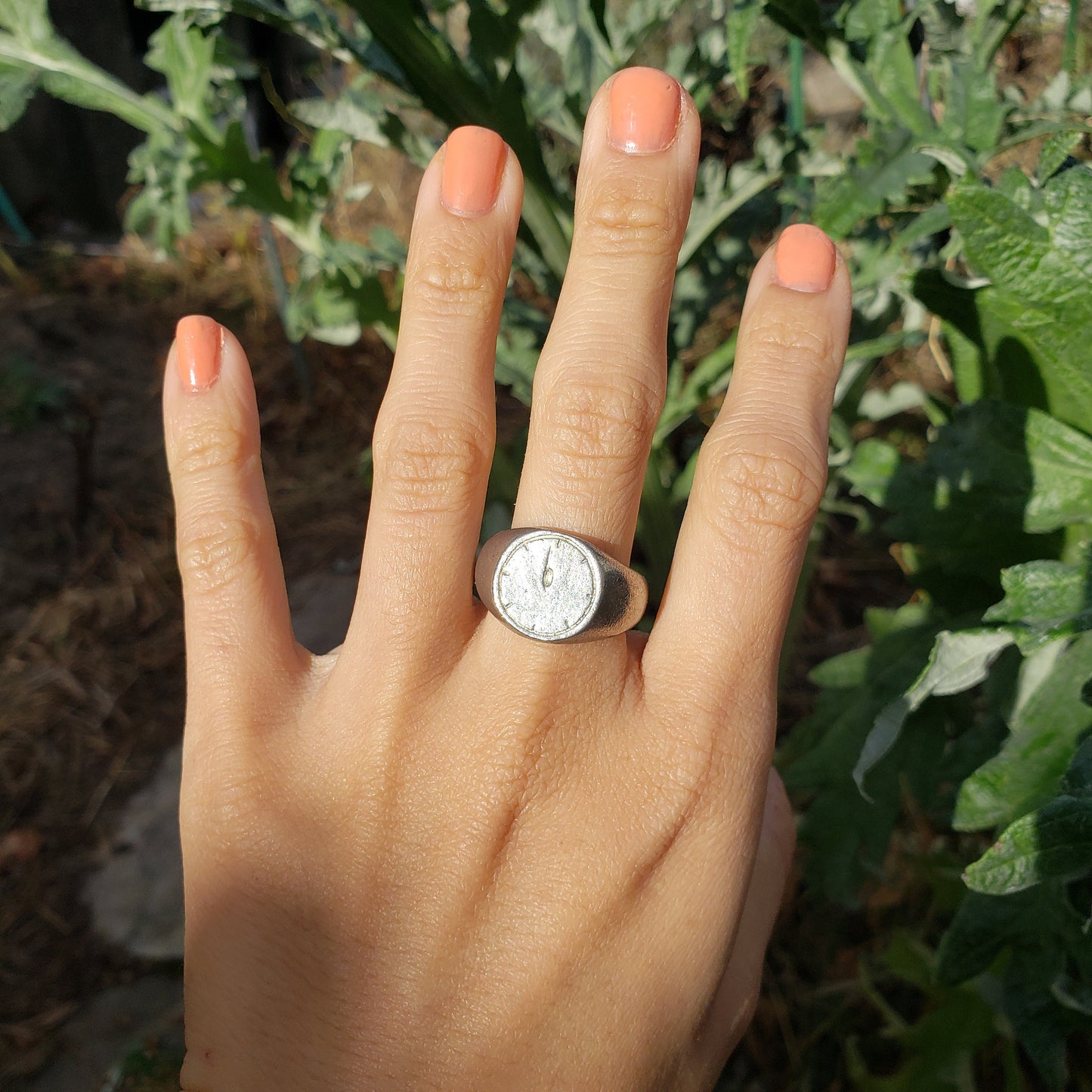 2 minutes to midnight wax seal signet ring