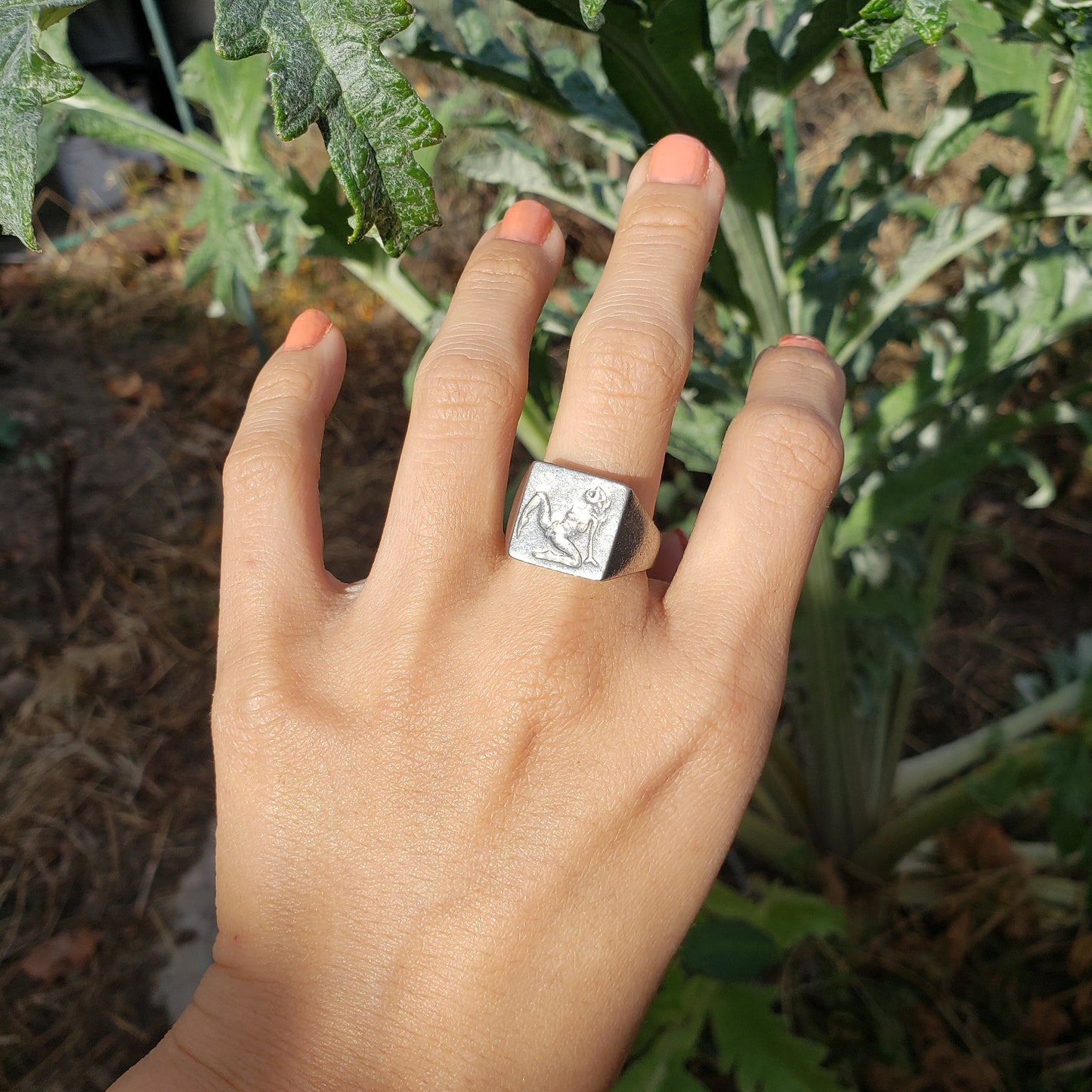 Jilling self love wax seal signet ring