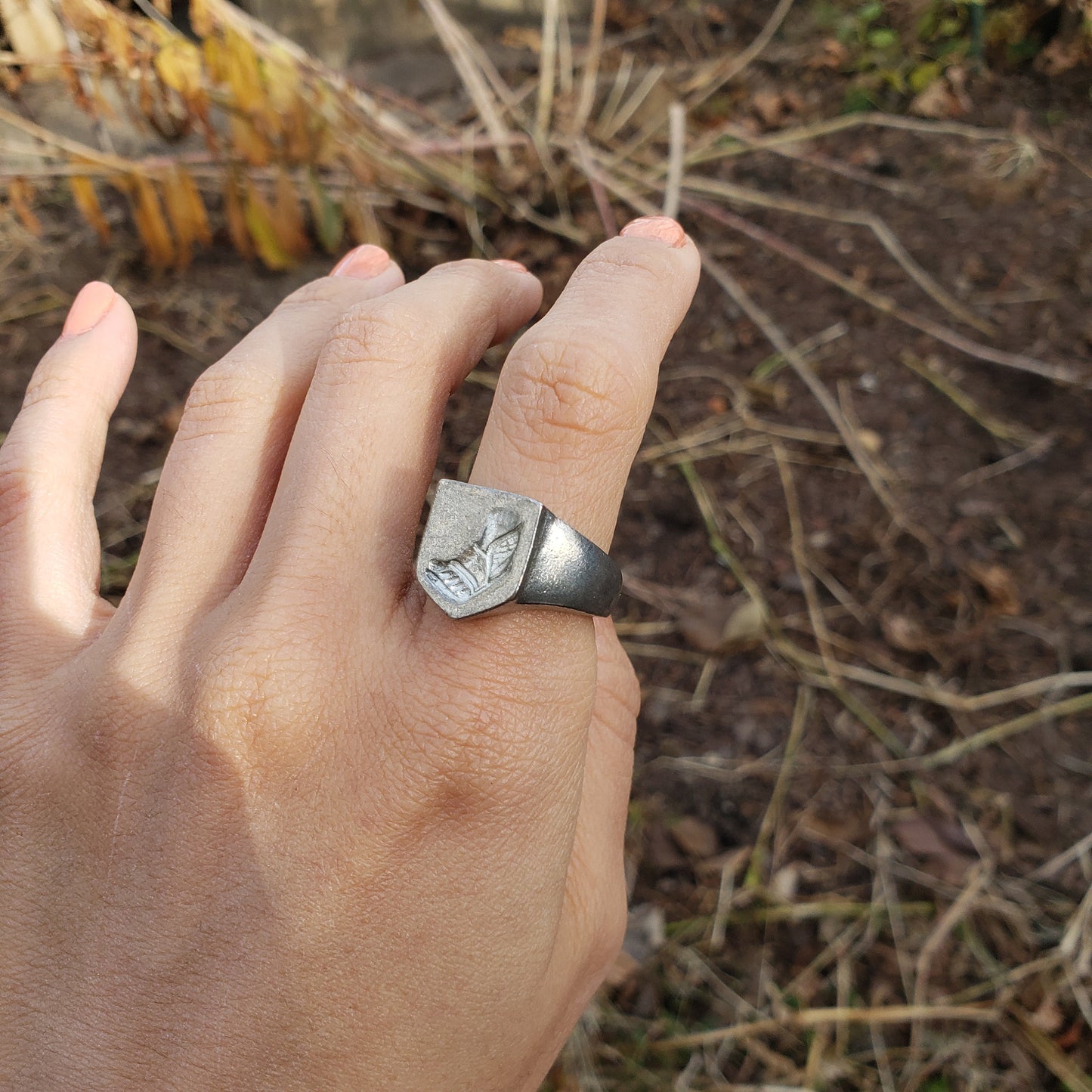 Talaria wax seal signet ring