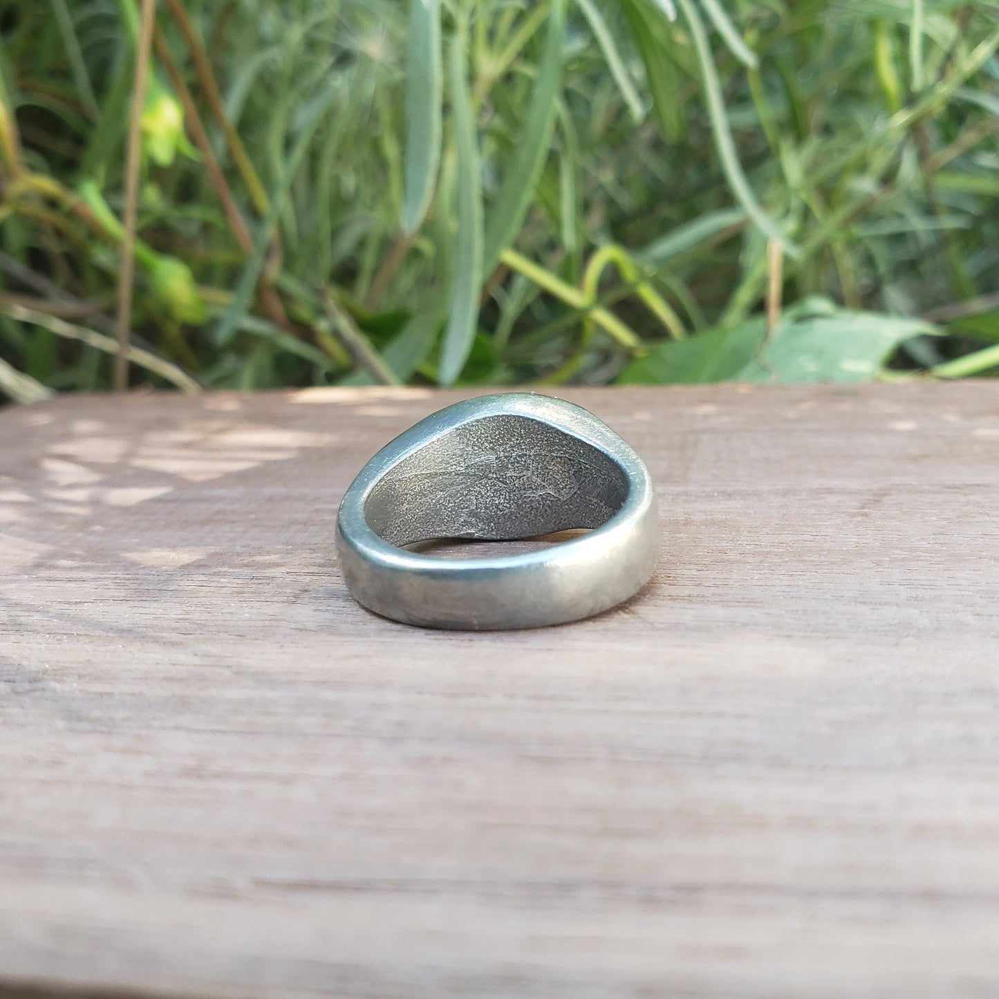 Olive ewe wax seal signet ring