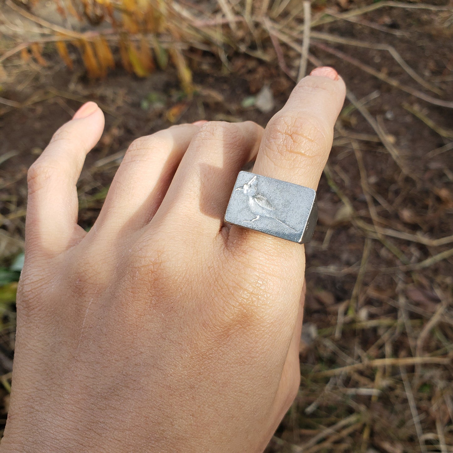 Cardinal wax seal signet ring