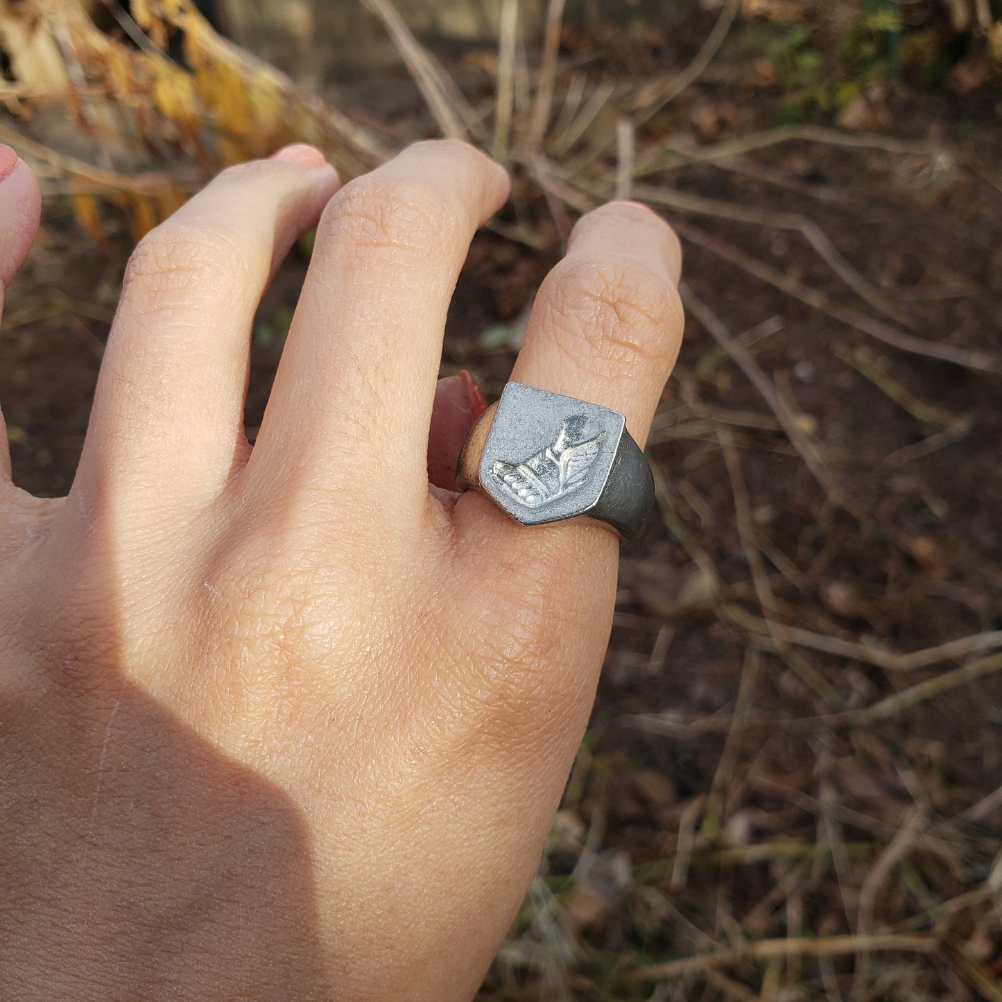 Talaria wax seal signet ring