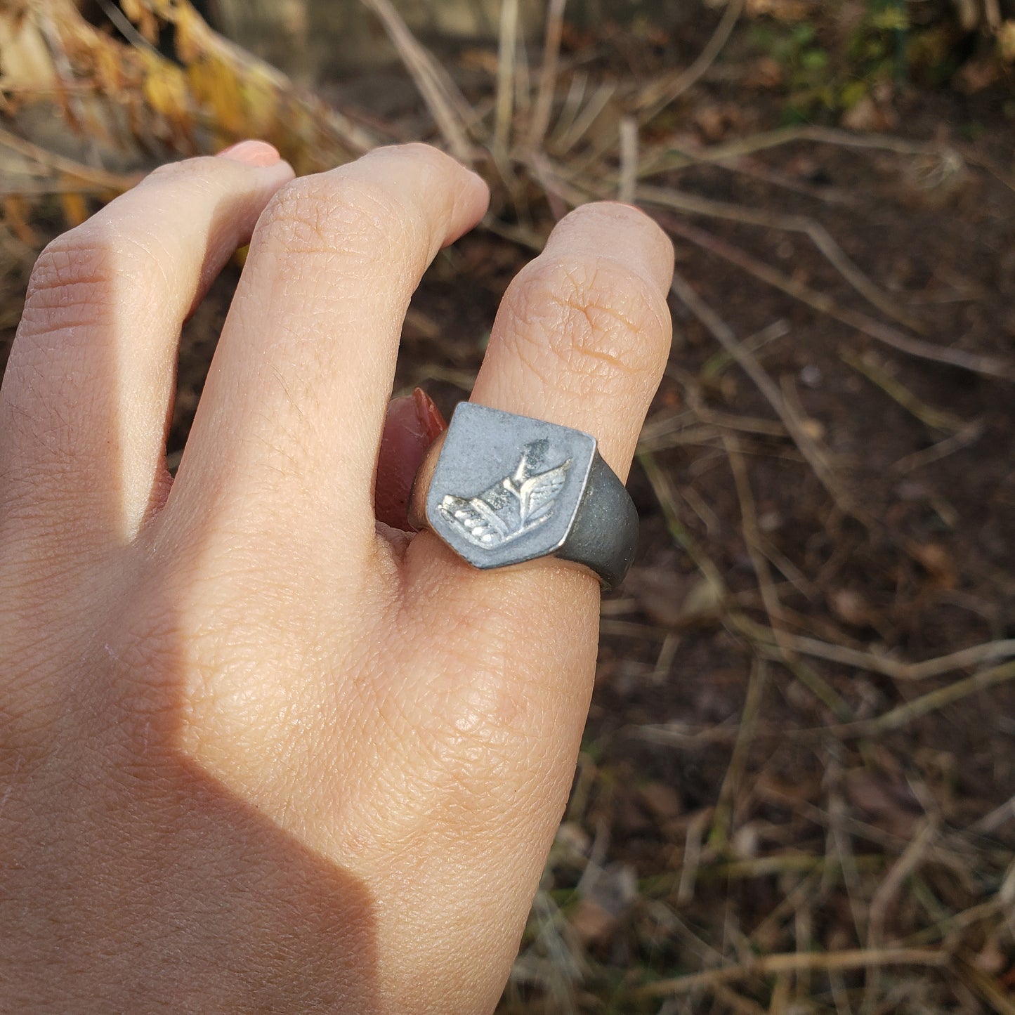 Talaria wax seal signet ring