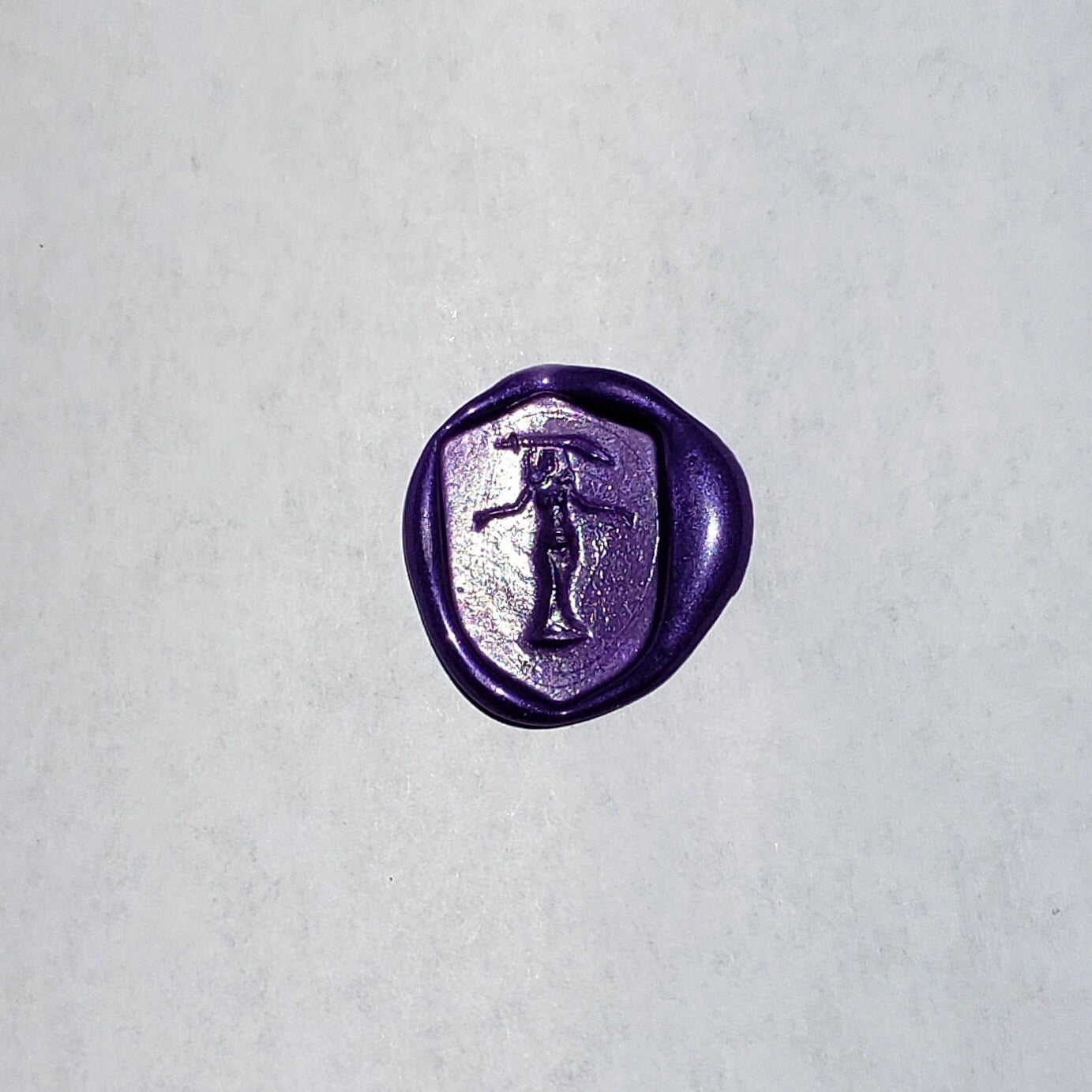 belly dancer wax seal signet ring