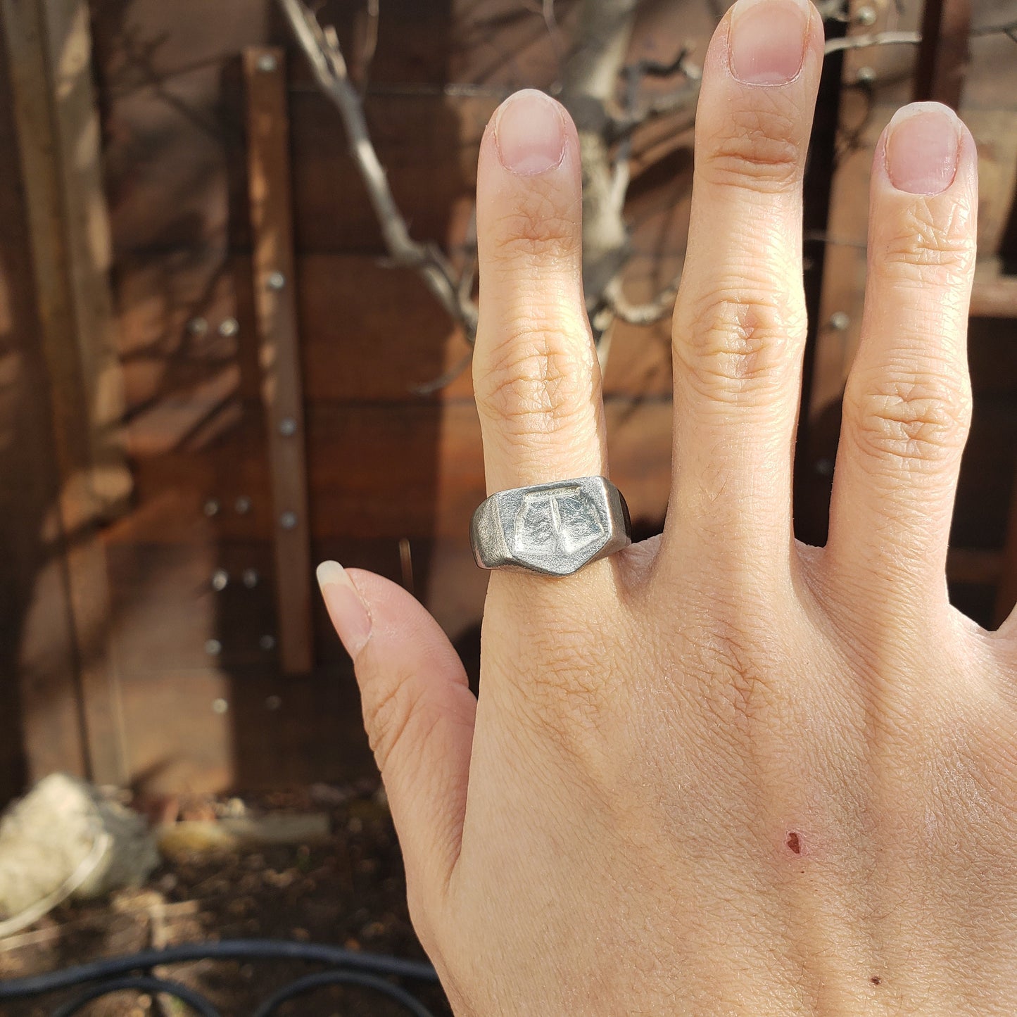 Boxer briefs wax seal signet ring