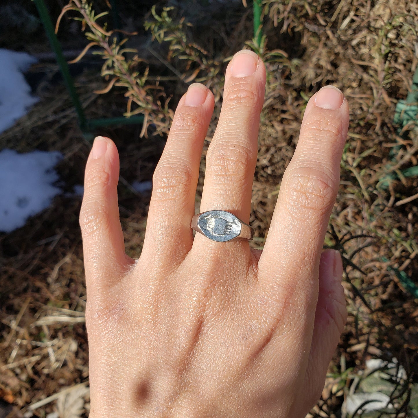 opening wax seal signet ring