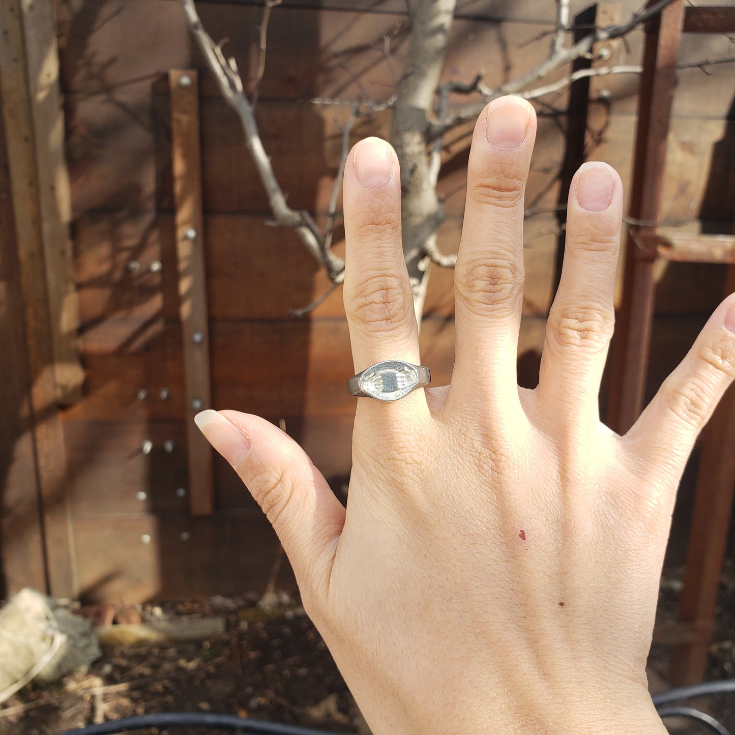 opening wax seal signet ring