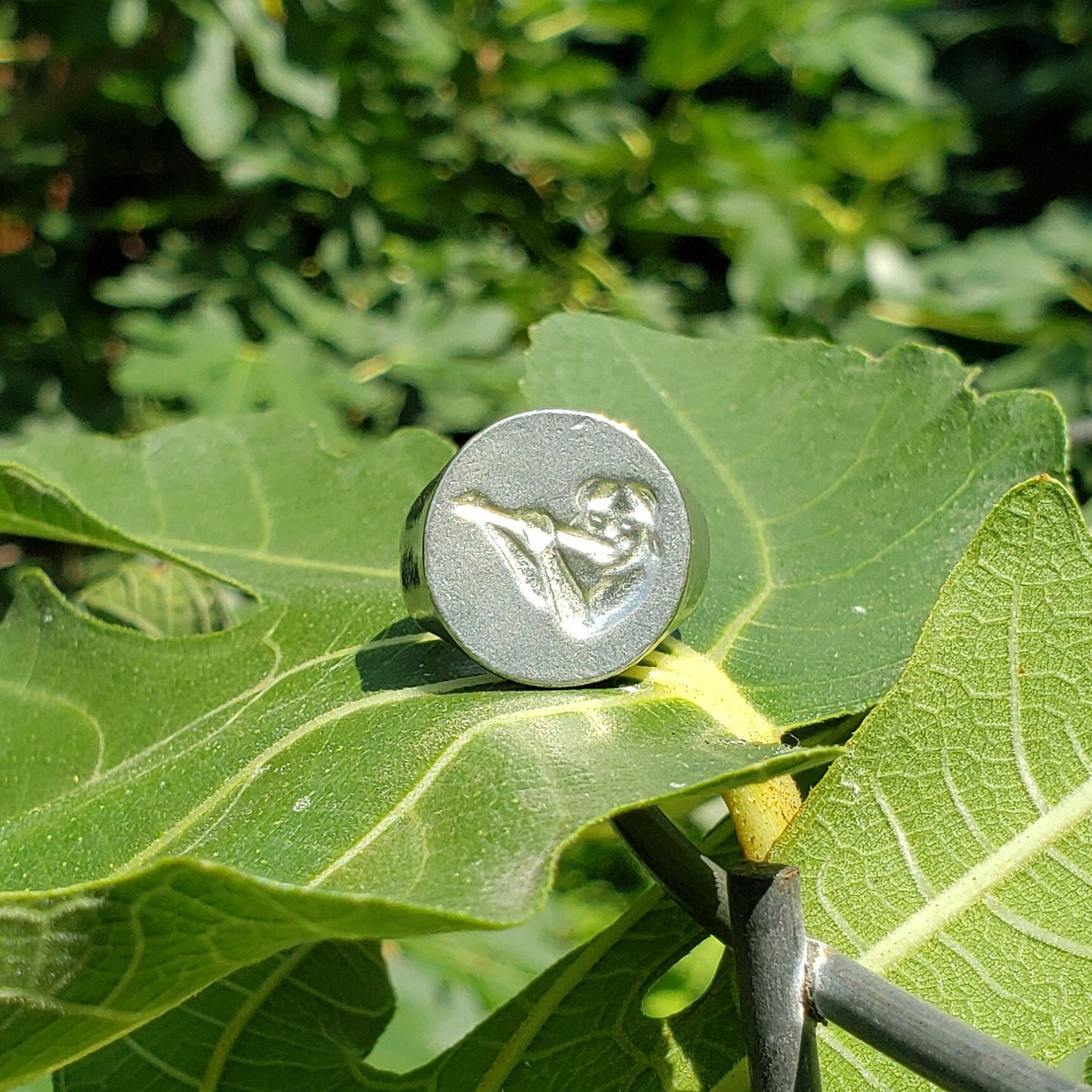 flautist wax seal signet ring