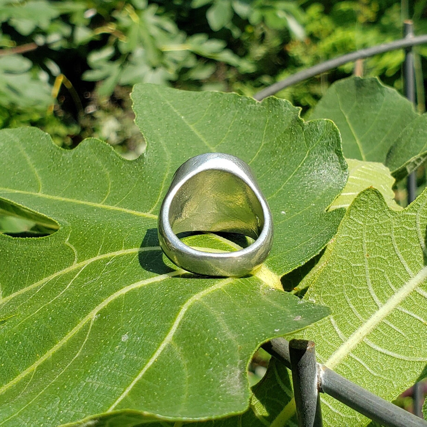 flautist wax seal signet ring