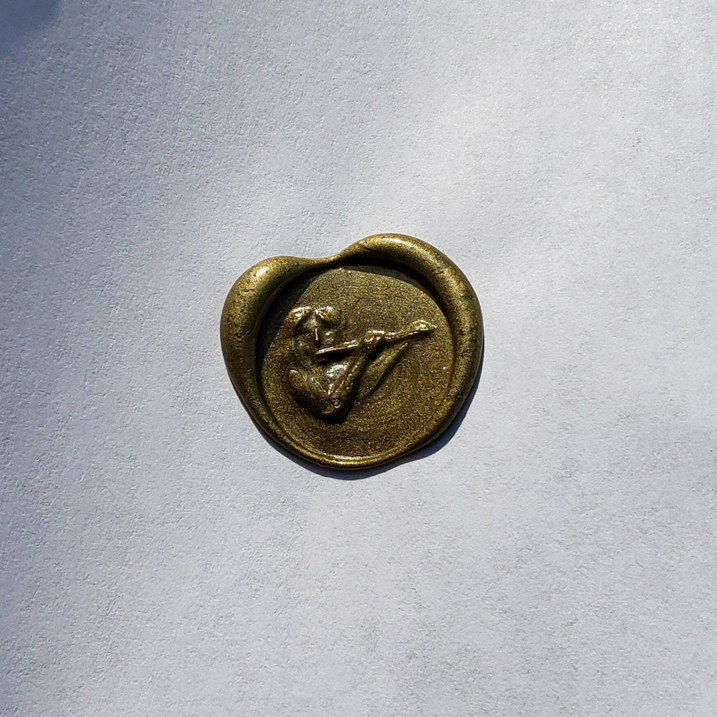 flautist wax seal signet ring