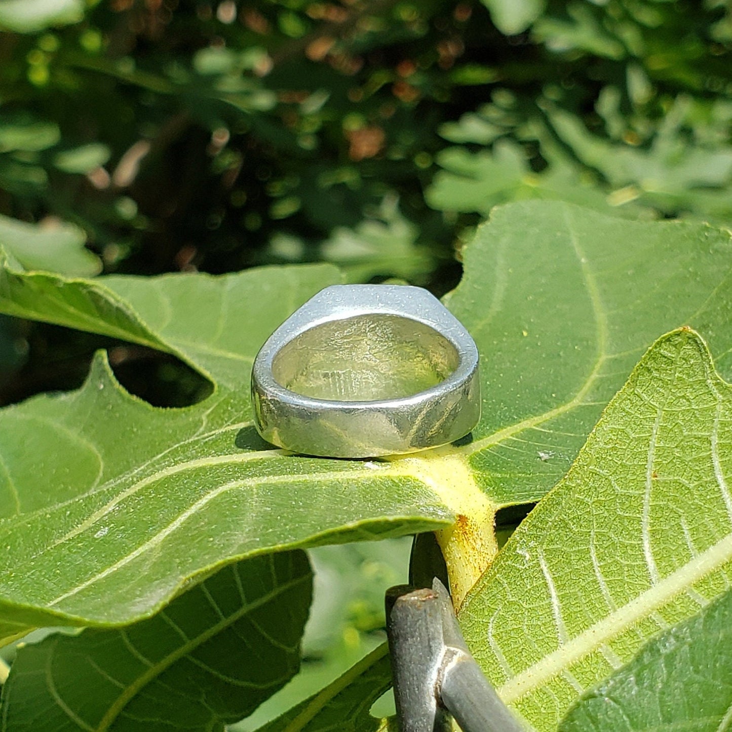 gas lamp wax seal signet ring