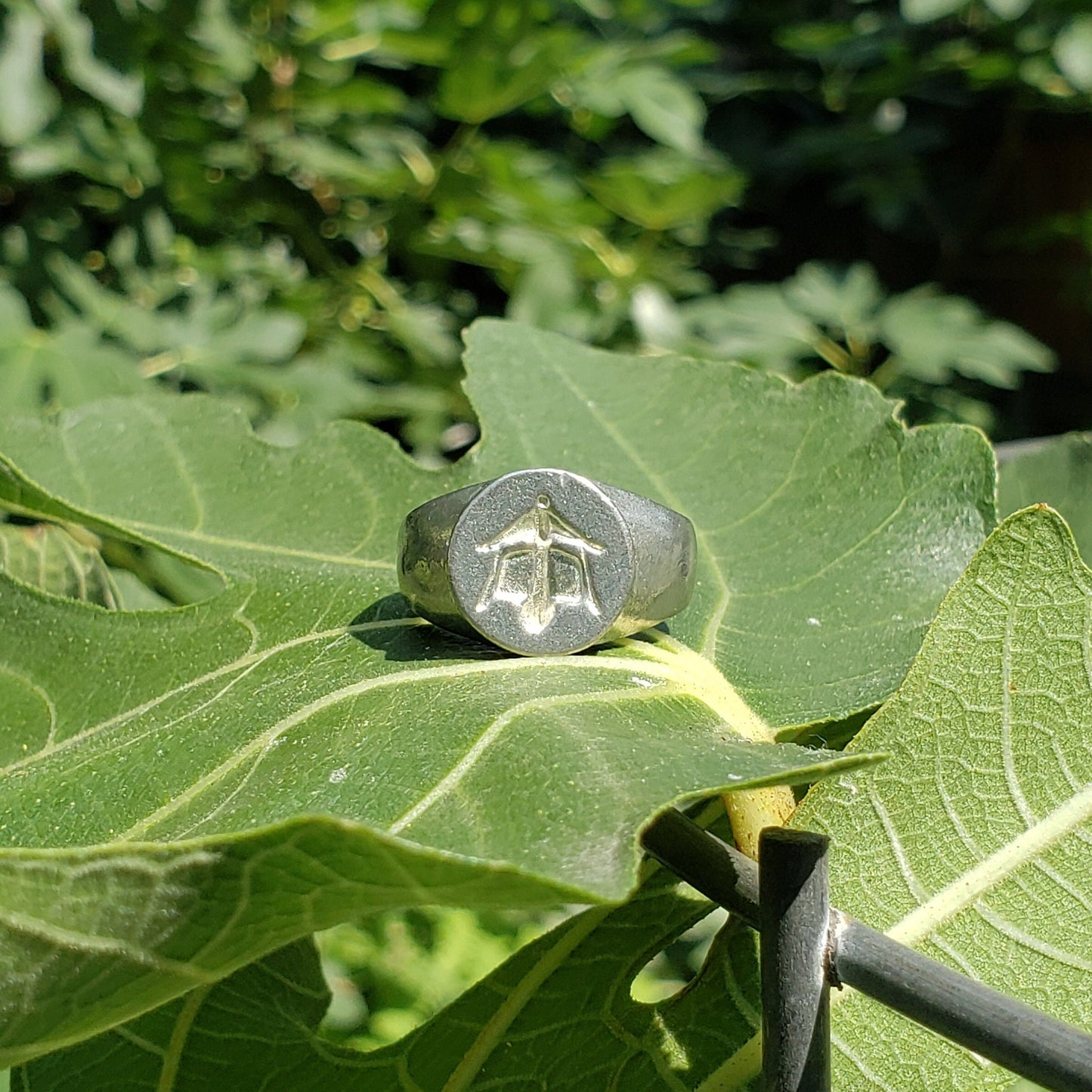 lantern wax seal signet ring