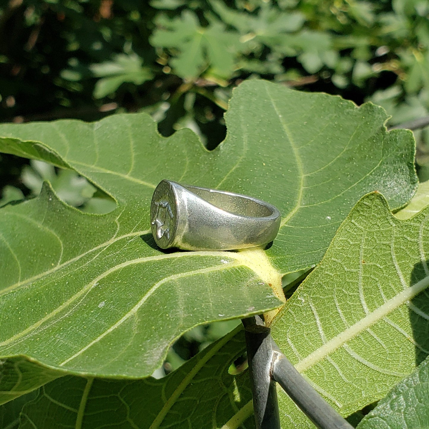 lantern wax seal signet ring