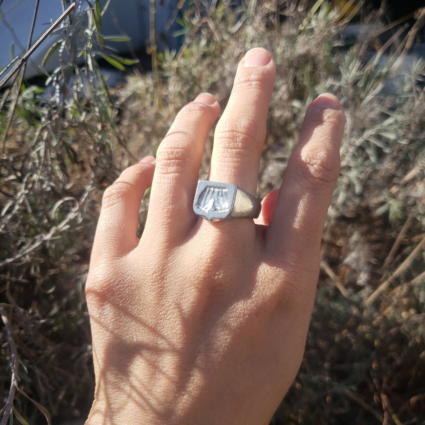 Bloomers wax seal signet ring