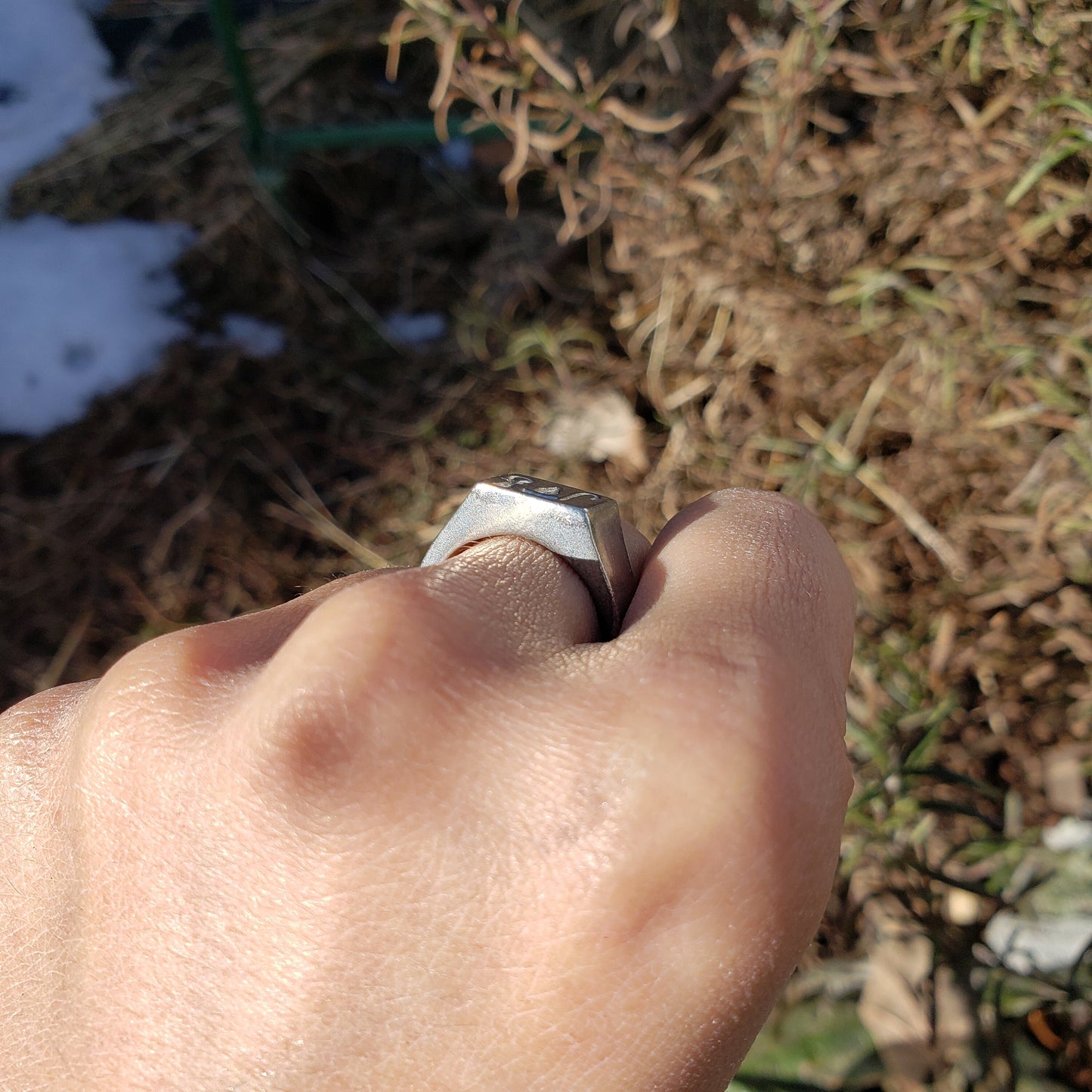 Ankh wedja seneb wax seal signet ring