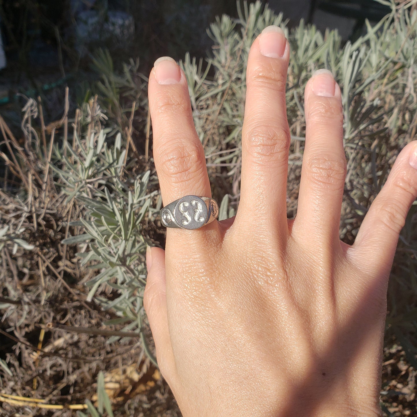 F-holes wax seal signet ring