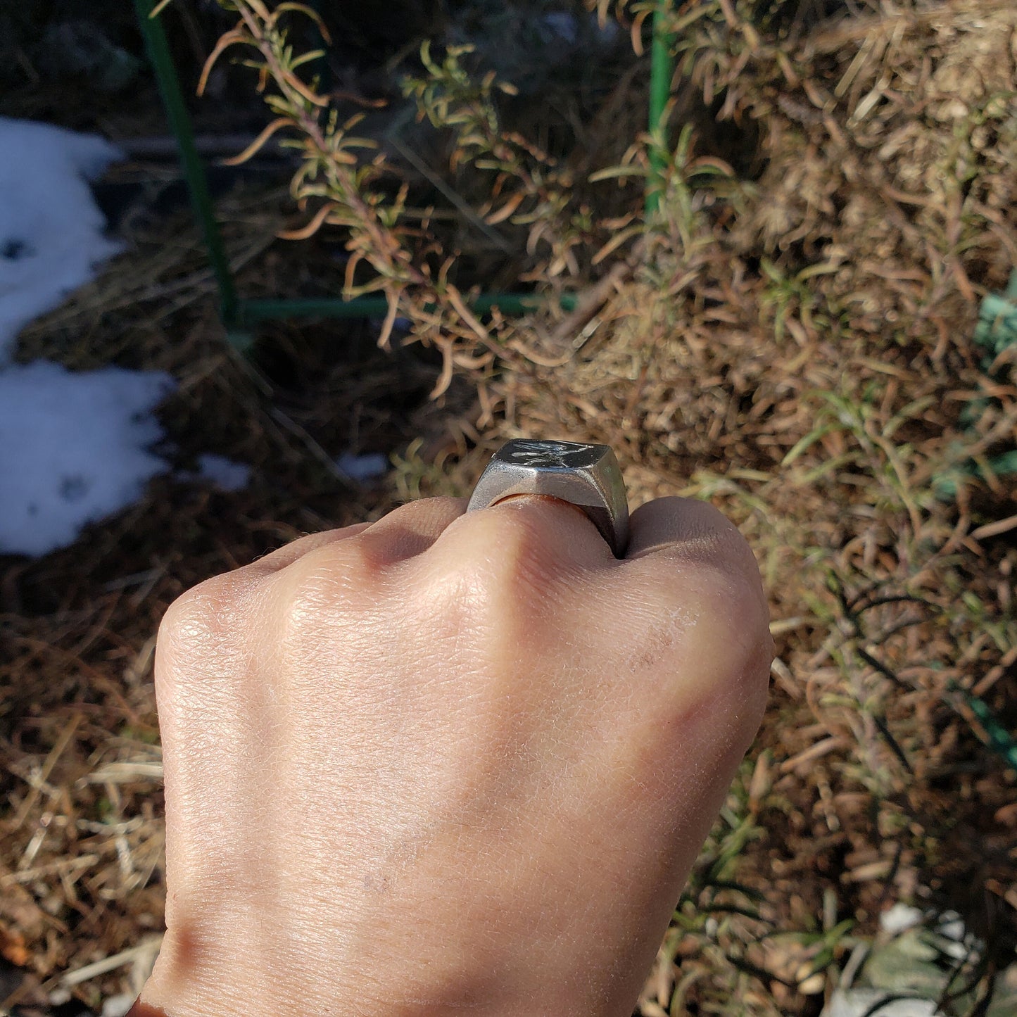 shield maiden wax seal signet ring