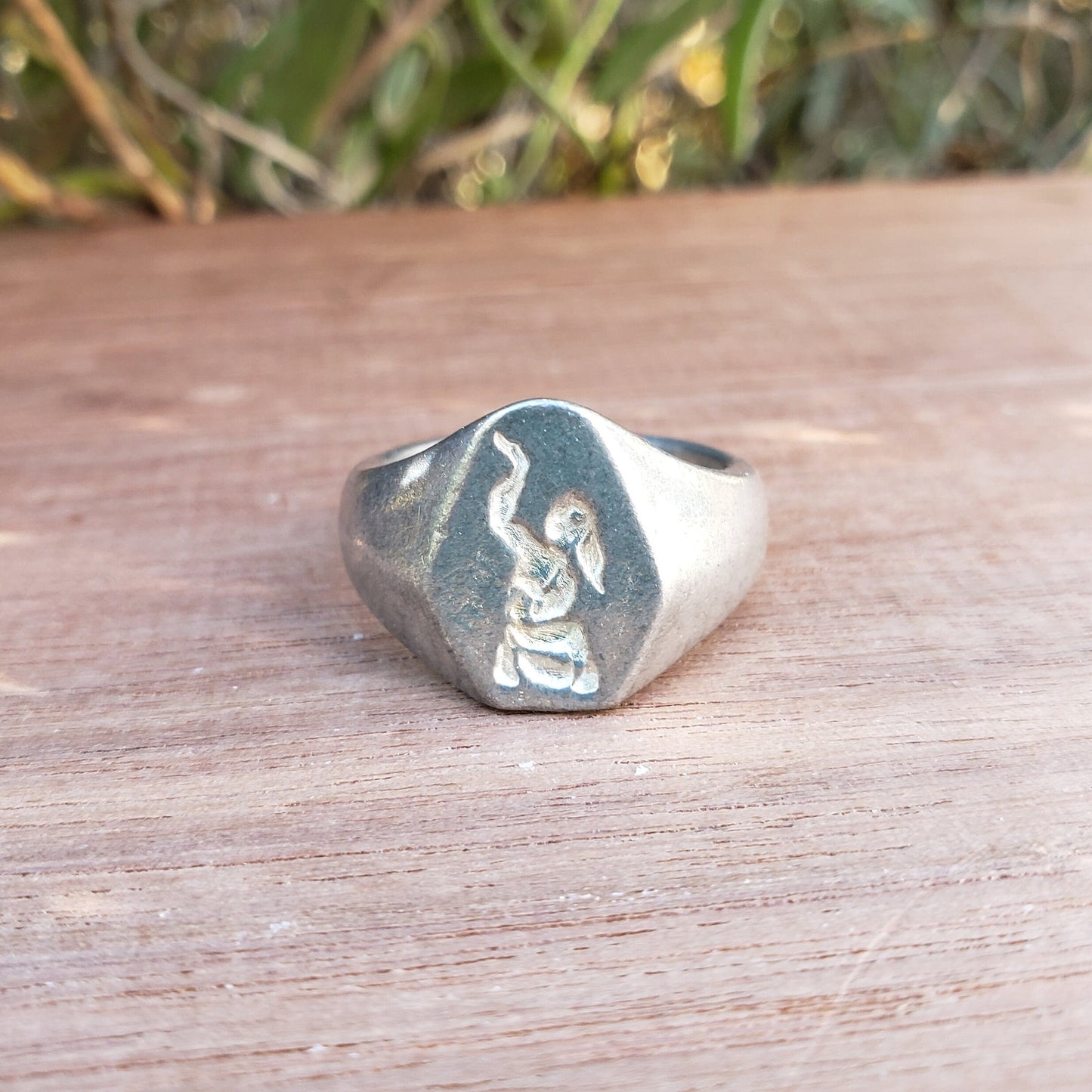 Snake fist wax seal signet ring